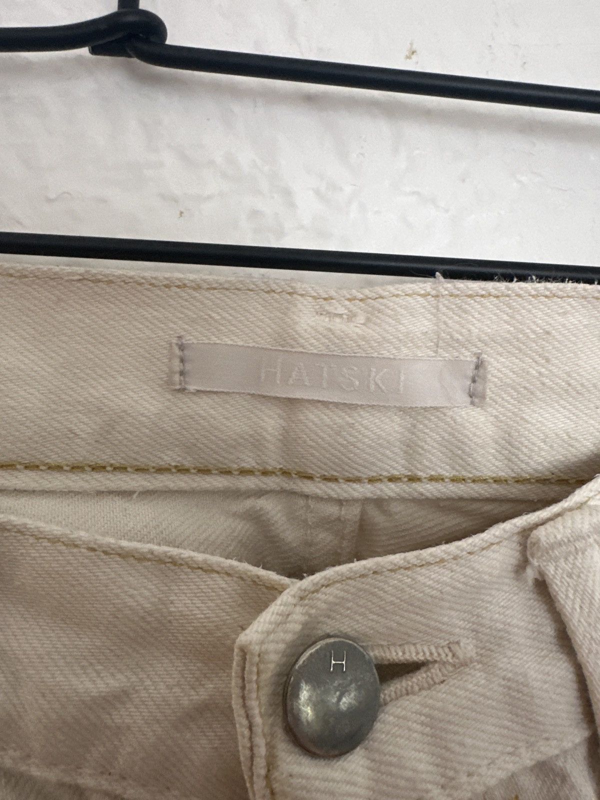 HATSKI Hatski washi white denim Size US 31 - 2 Thumbnail