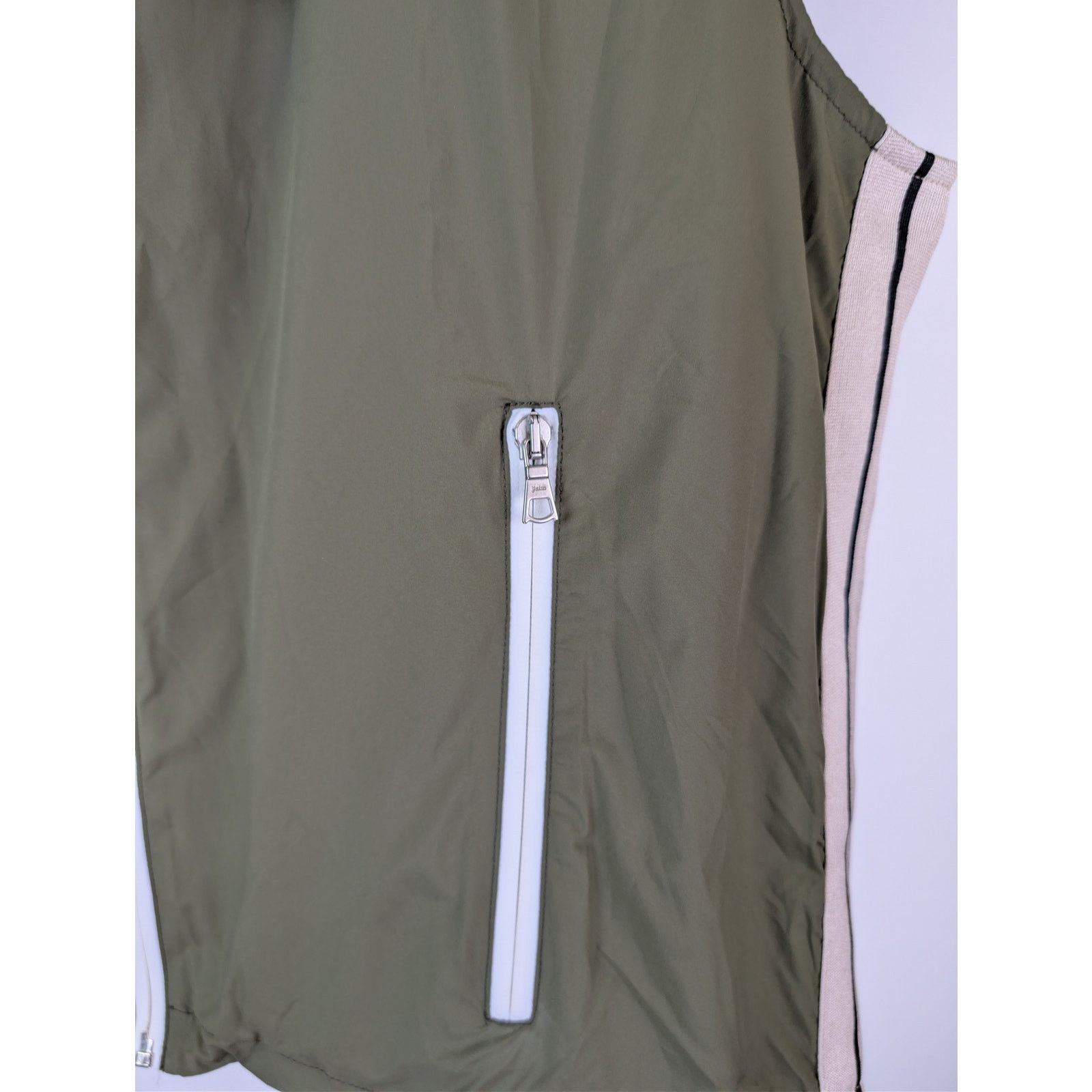 Palm Angels o1rshd1 Classic Logo Vest in Military Green / Off White Size US L / EU 52-54 / 3 - 8 Thumbnail