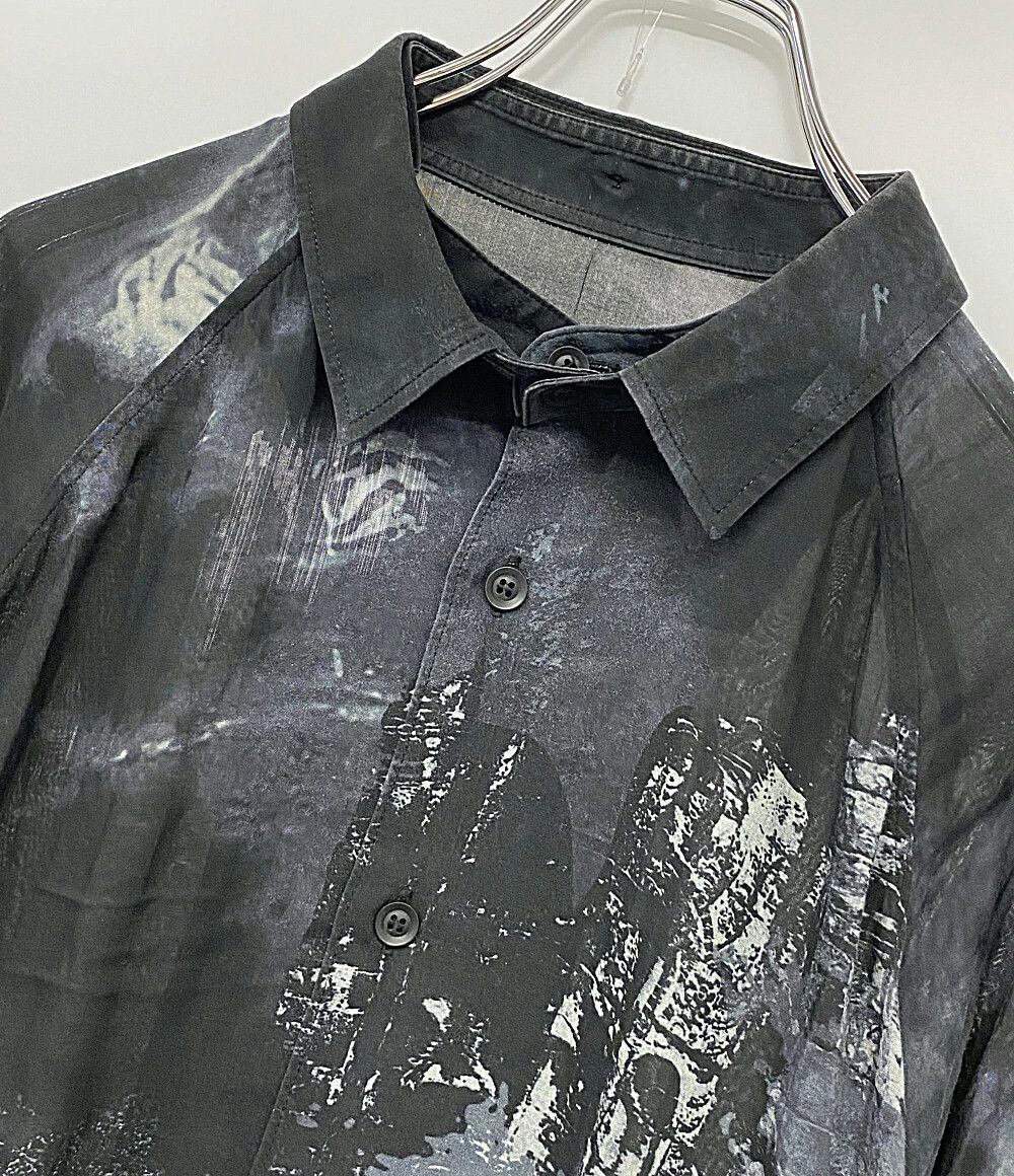 Yohji Yamamoto Yohji Yamamoto POUR HOMME GUSSET B 24SS Long Sleeve Shirt Size US L / EU 52-54 / 3 - 8 Thumbnail