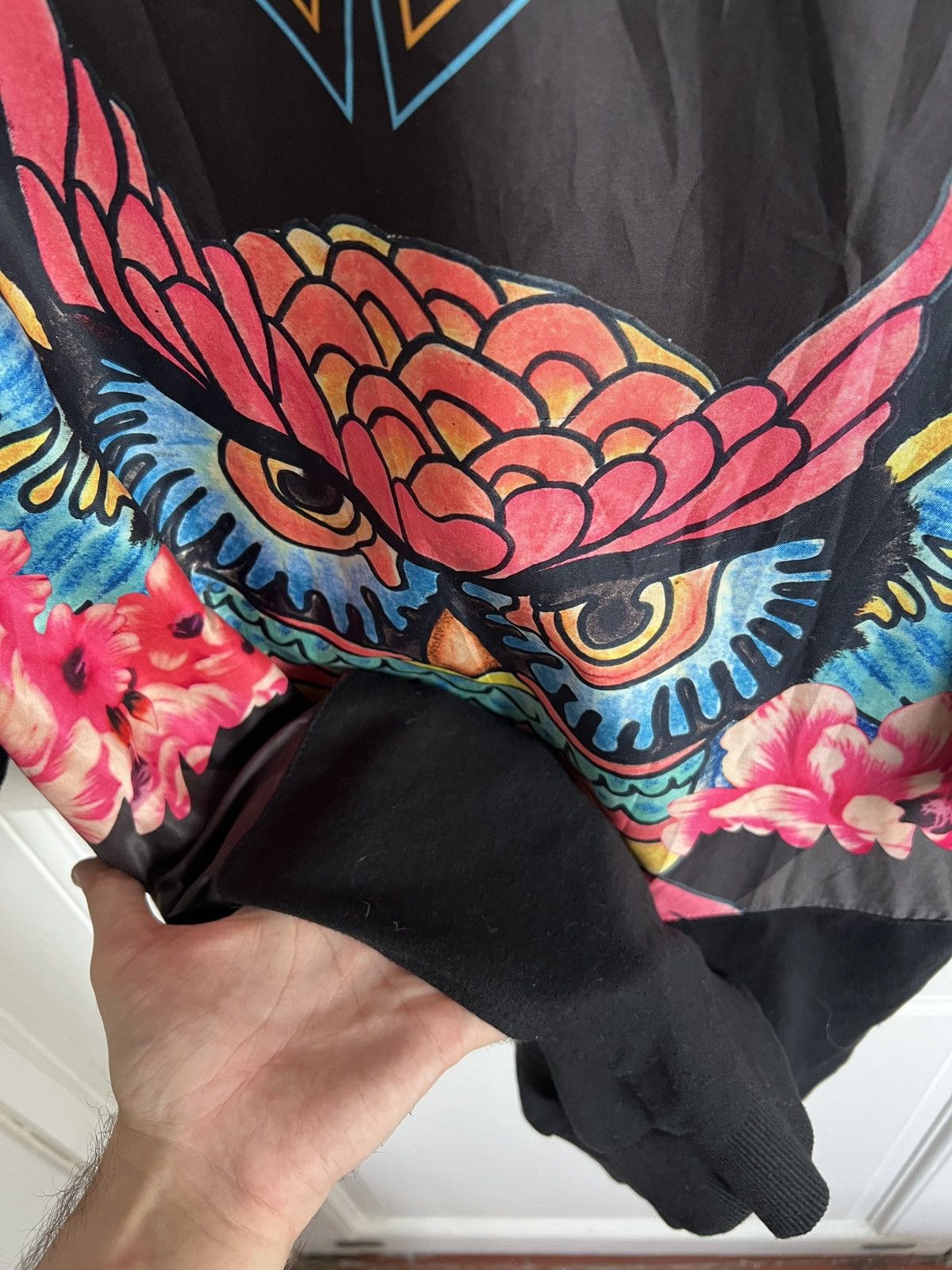 Japanese Brand Y2K 2010 swag owl print psychedelic art Jeremy Scott vibe Size ONE SIZE - 4 Thumbnail
