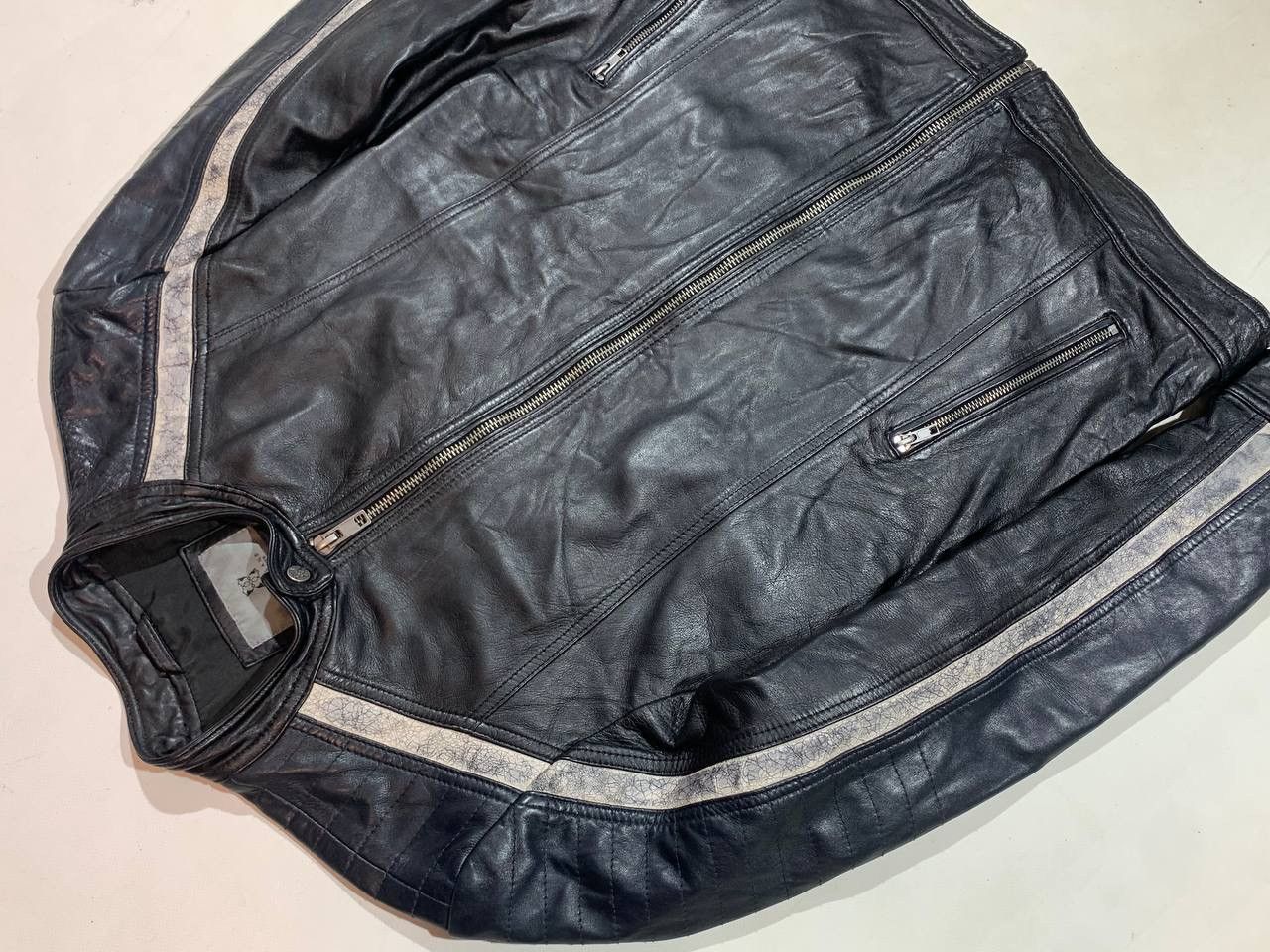 Other Lakeland Leather Racing Biker Jacket Size US L / EU 52-54 / 3 - 5 Thumbnail