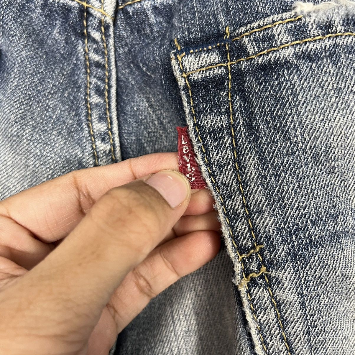 Levi's Vintage Y2k Levis Distressed denim Size US 30 / EU 46 - 19 Thumbnail