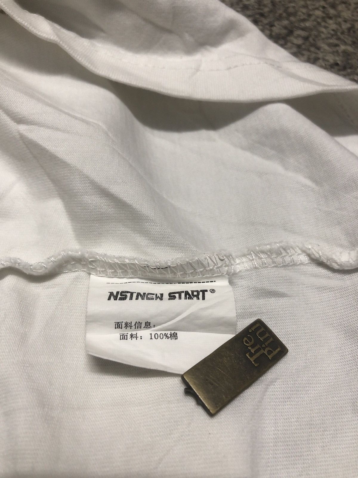 Vintage Japanese Brands NST Newstart Gothic Punk Art Tshirt Size US L / EU 52-54 / 3 - 15 Thumbnail