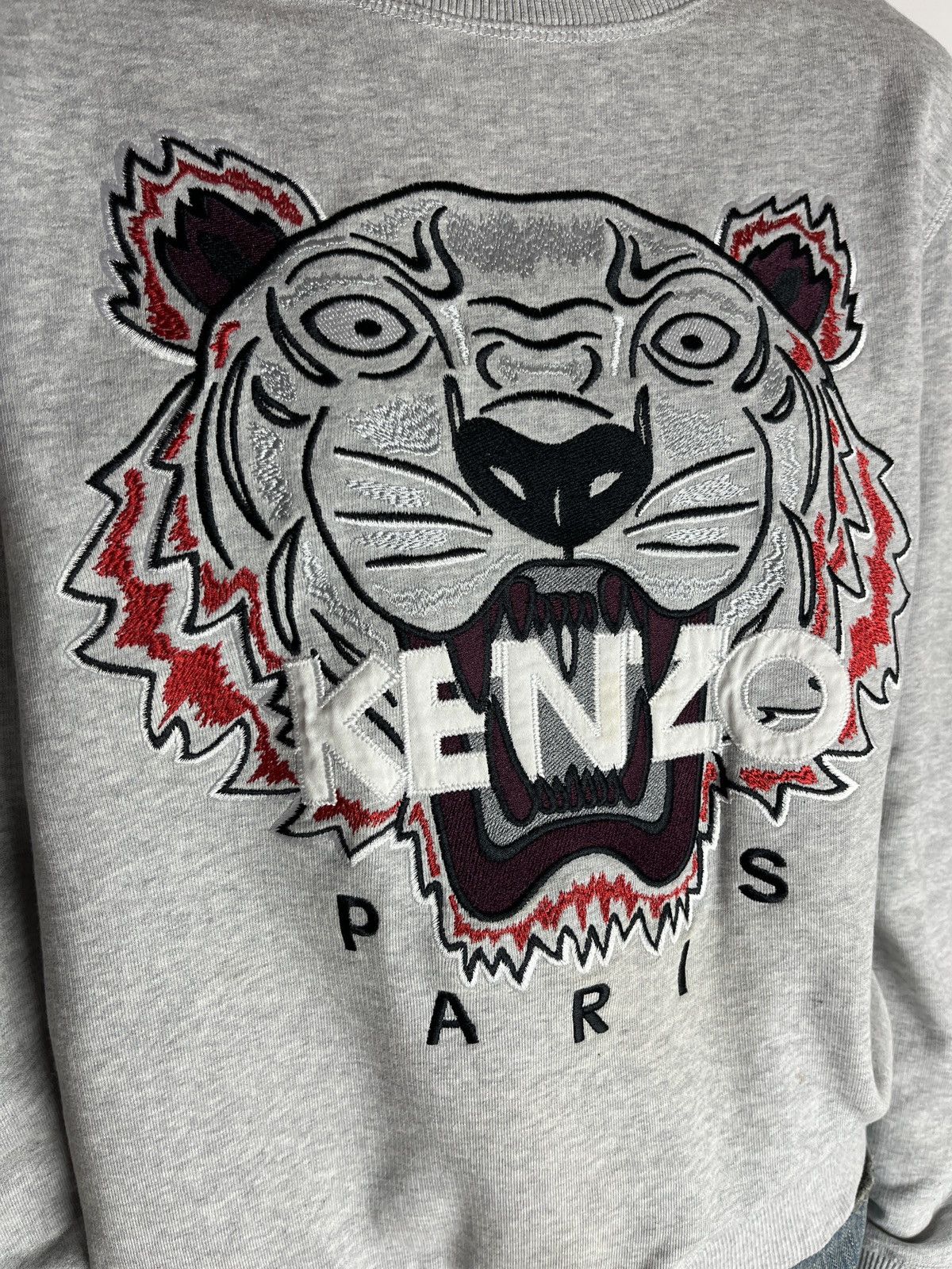 Kenzo Kenzo tiger logo luxury woman crewneck sweatshirt Size L / US 10 / IT 46 - 2 Thumbnail
