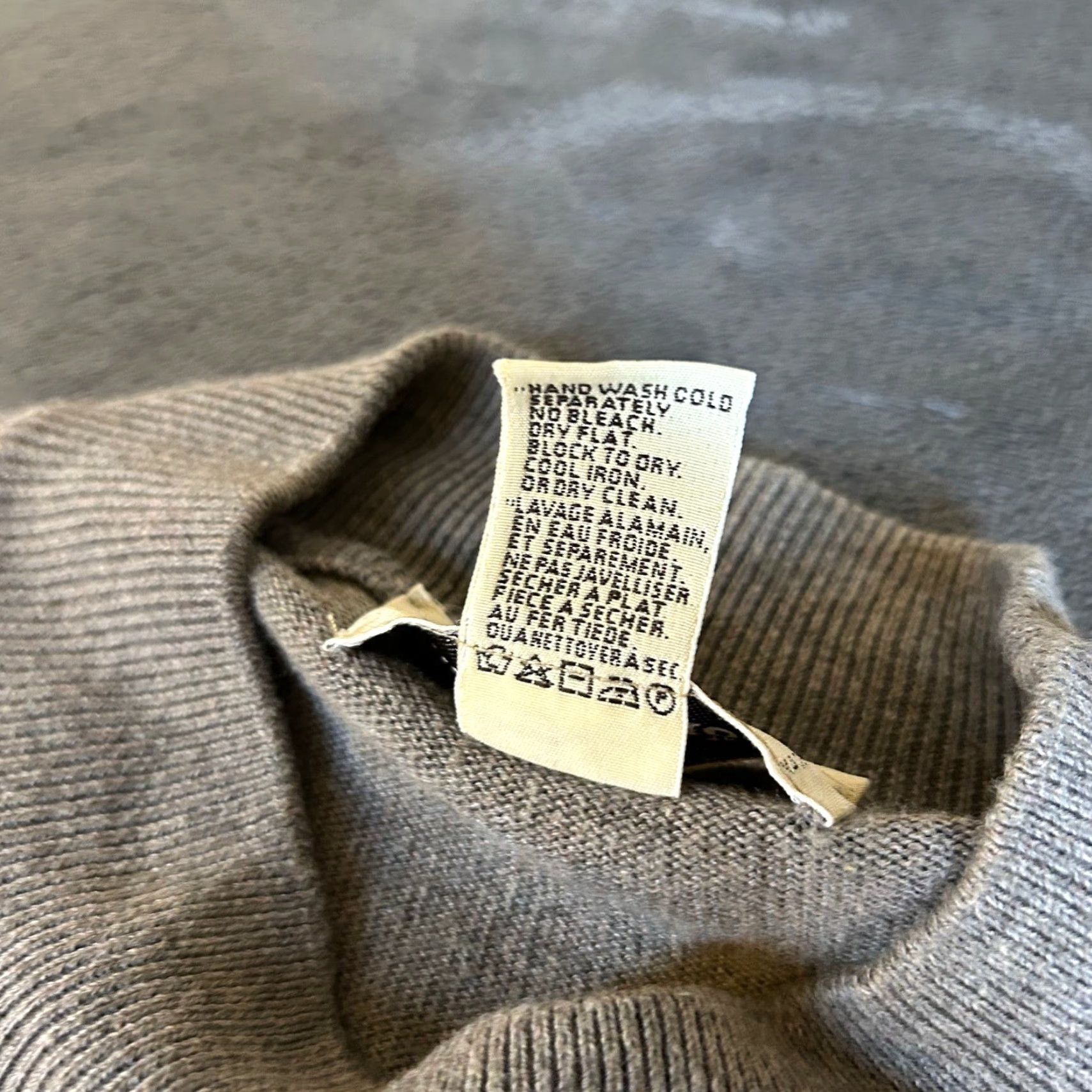 Pronto Uomo Pronto Uomo Gray Mock Neck Long Sleeve Sweater XL Mens Italy Made Cotton Blend Knit Pullover Classic Fit, Casual, Lightweight, Breathable Size US XL / EU 56 / 4 - 5 Thumbnail