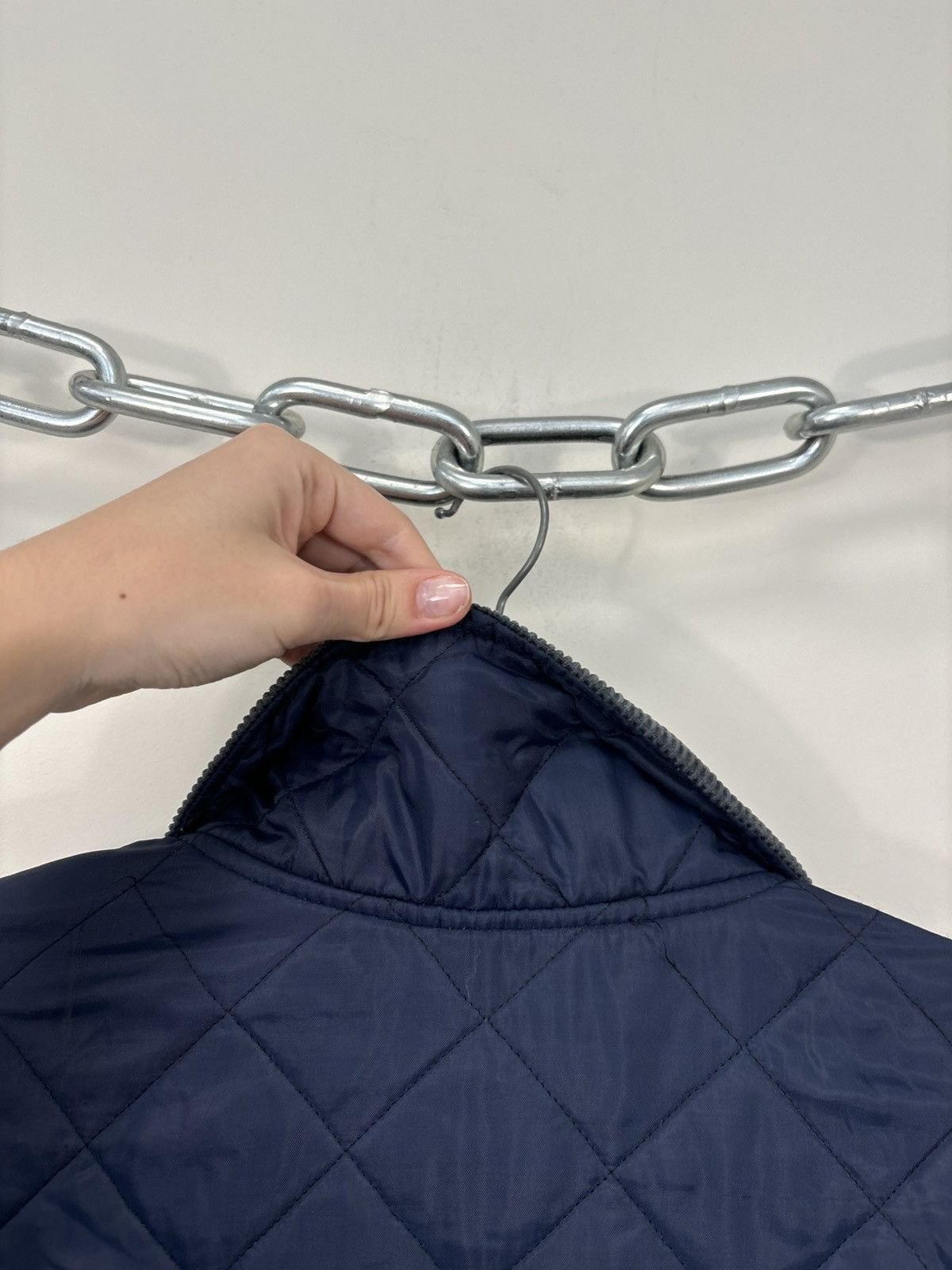 Barbour Barbour Vintage Liddesdale Navy Blue Hunting Quilted Jacket Size US XL / EU 56 / 4 - 22 Thumbnail