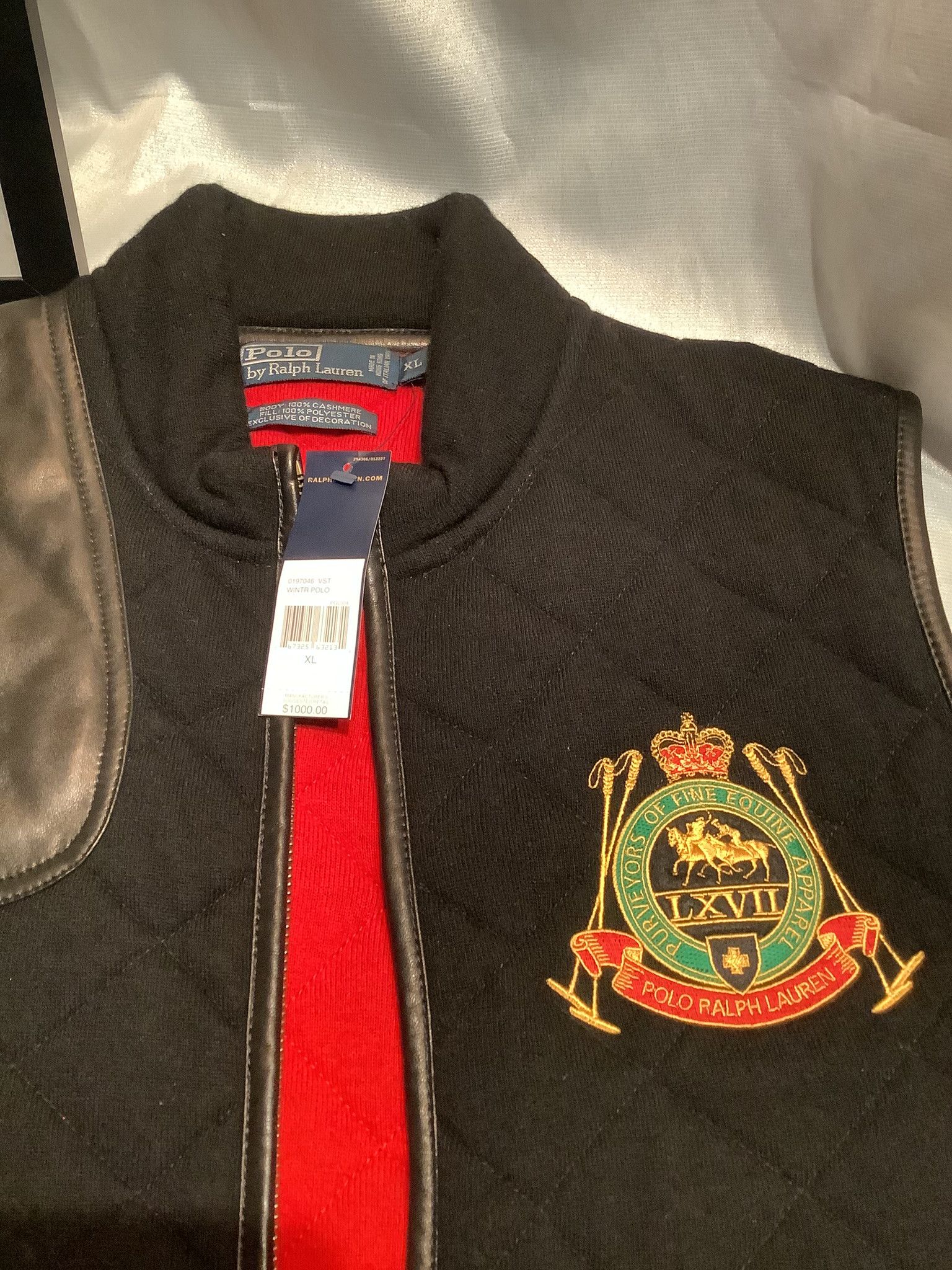 Polo Ralph Lauren Polo Ralph Lauren Cashmere Vest Size US XL / EU 56 / 4 - 6 Thumbnail