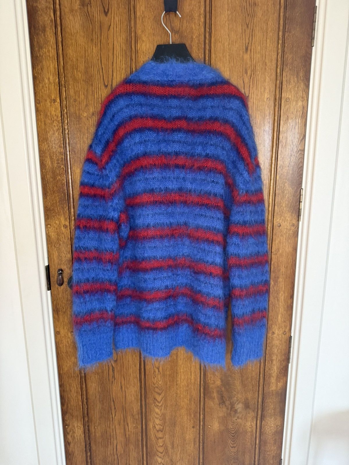 Marni FW19 Marni most wanted blue red cardigan Harry Styles M XL Size US M / EU 48-50 / 2 - 15 Thumbnail