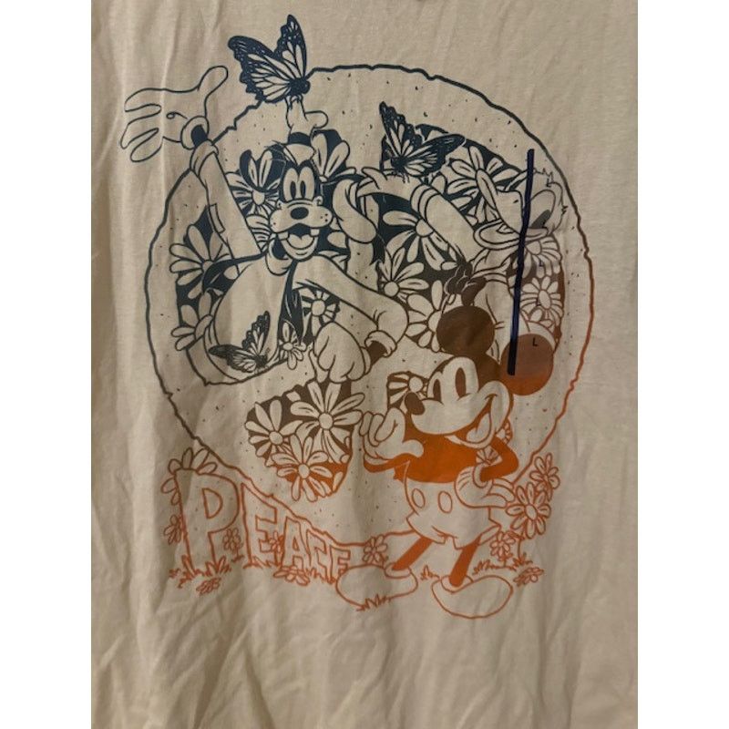 Disney Disney Mickey Mouse Goofy Peace Tee Shirt Large NWT Size L / US 10 / IT 46 - 3 Thumbnail