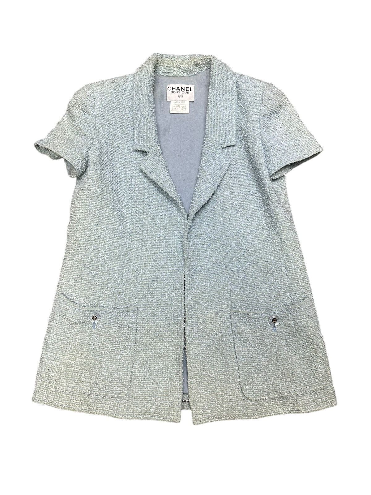 Vintage Chanel Cruise Resort 97C Collection Tweed Blazer