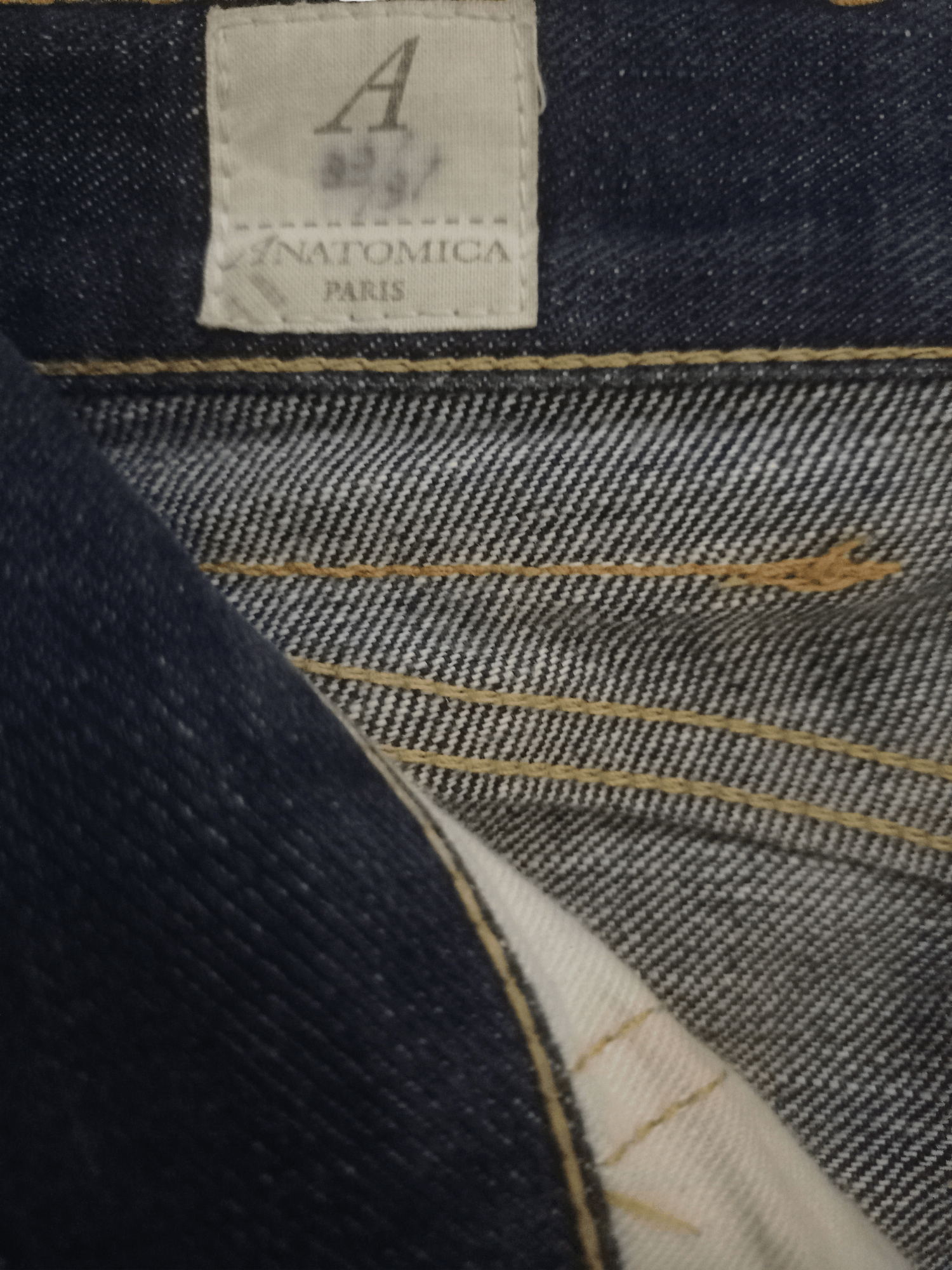 ANATOMICA × Japanese Brand × Vintage Anatomica Paris 618 Talon Zipper Jeans Made in Japan Size US 33 - 4 Thumbnail