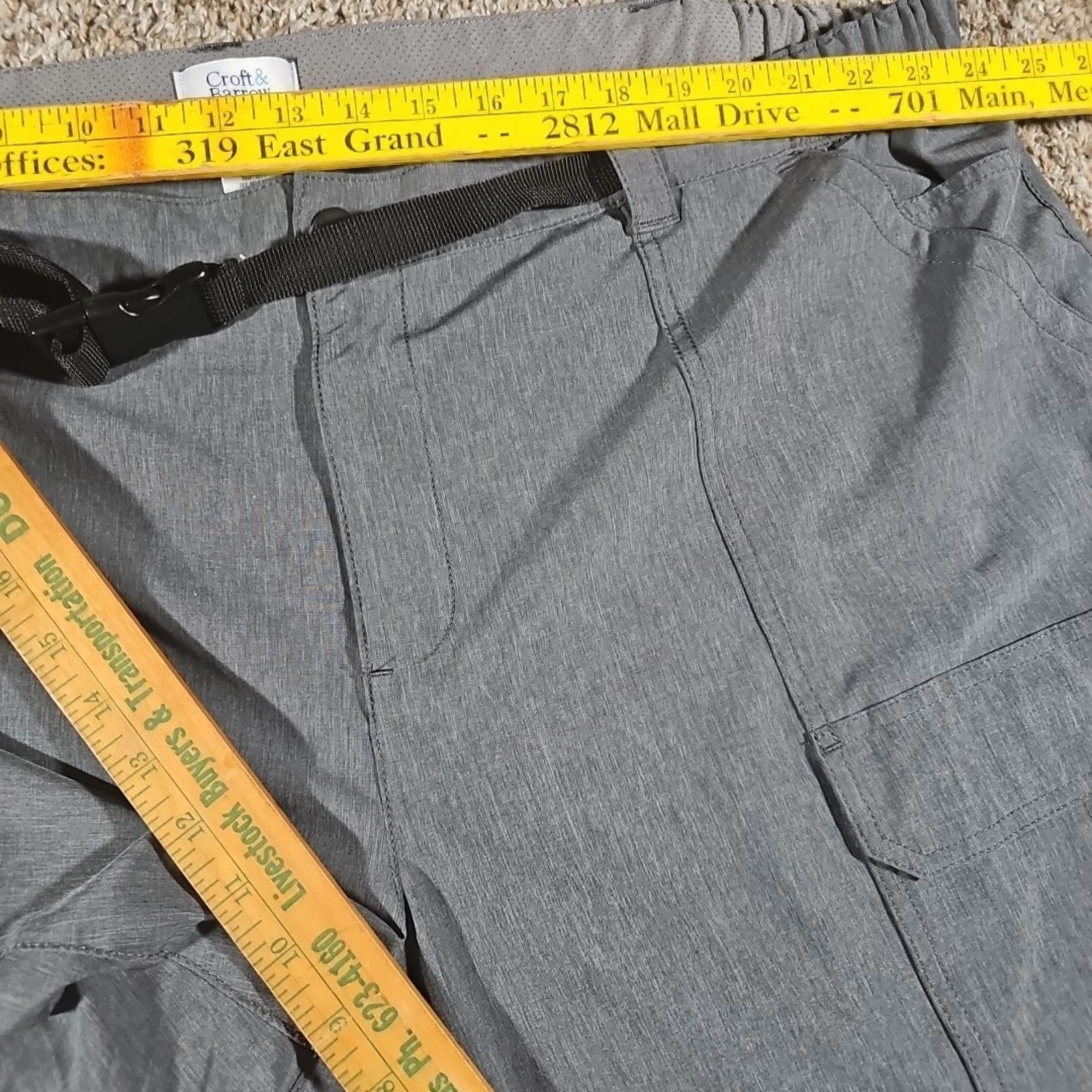 Croft & Barrow Croft & Barrow Relaxed Stretch Belted Cargo Hiking Shorts 50 Size US 44 / EU 60 - 6 Thumbnail