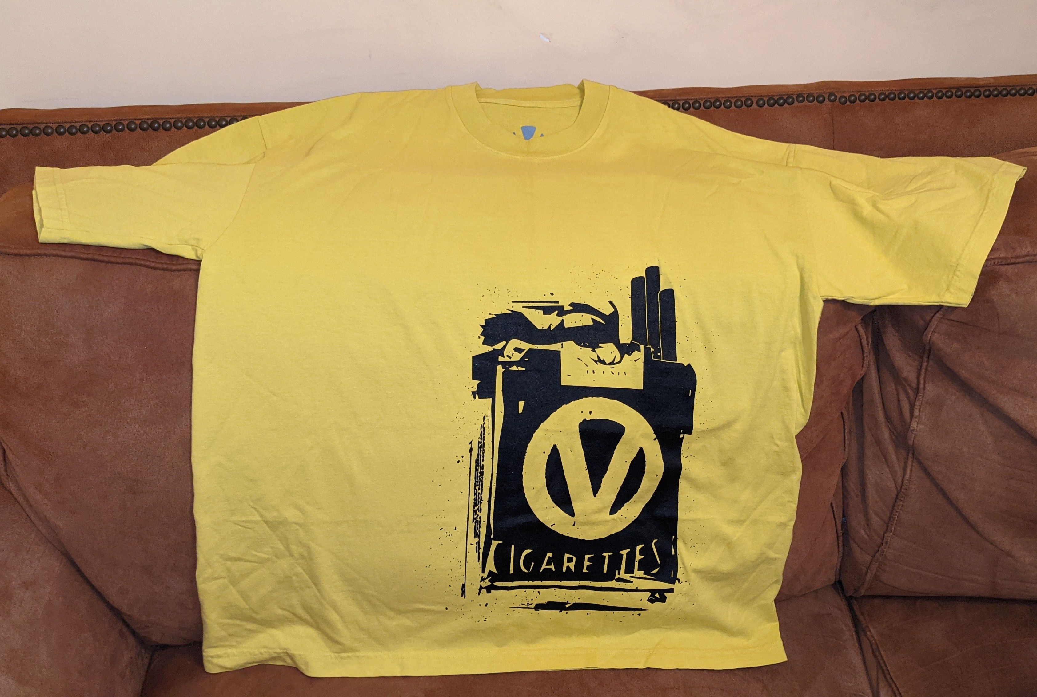 Other Vague Studios ADDICTION Hazard Yellow T - Shirt Size US XL / EU 56 / 4 - 1 Thumbnail