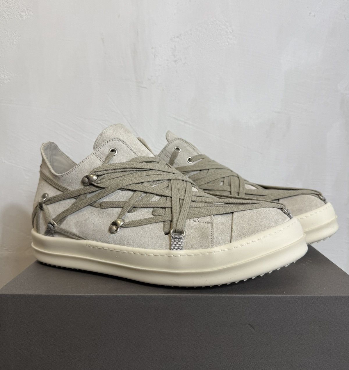Rick Owens Megalace Ramones Sneakers Low Hollywood