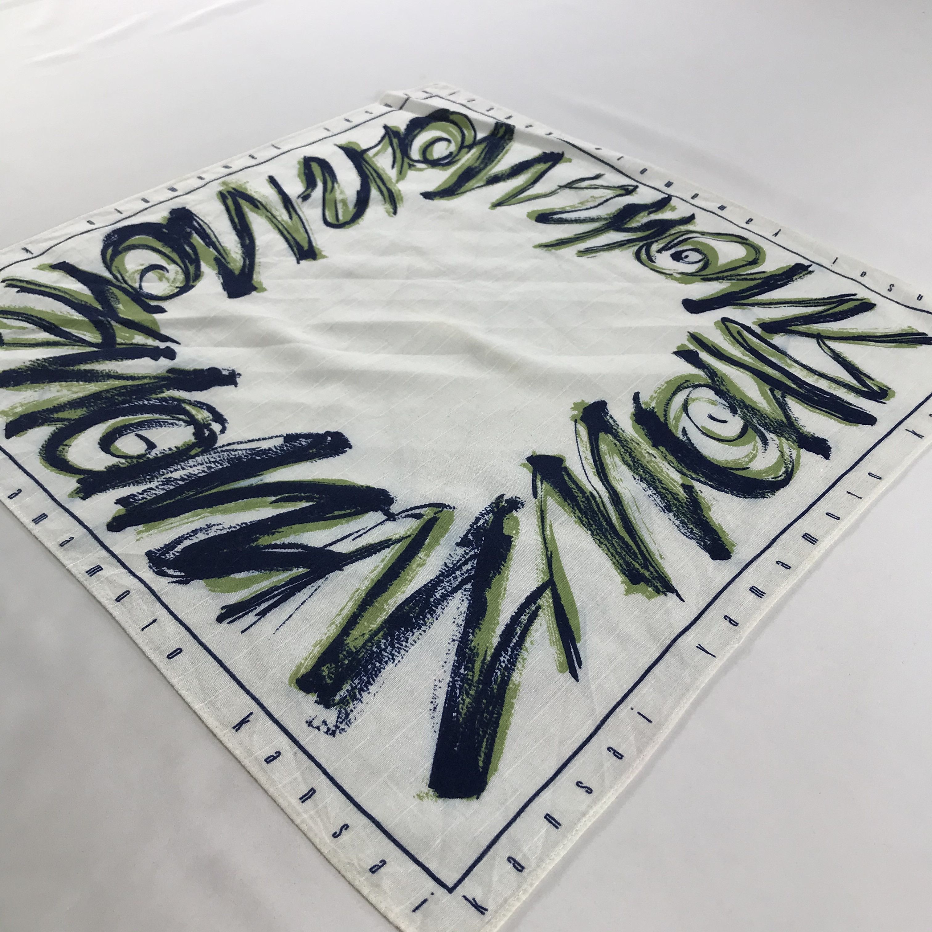 Kansai Yamamoto × Vintage Kansai Yamamoto Bandana / Handkerchief / Neckerchief - S1726 Size ONE SIZE - 2 Thumbnail