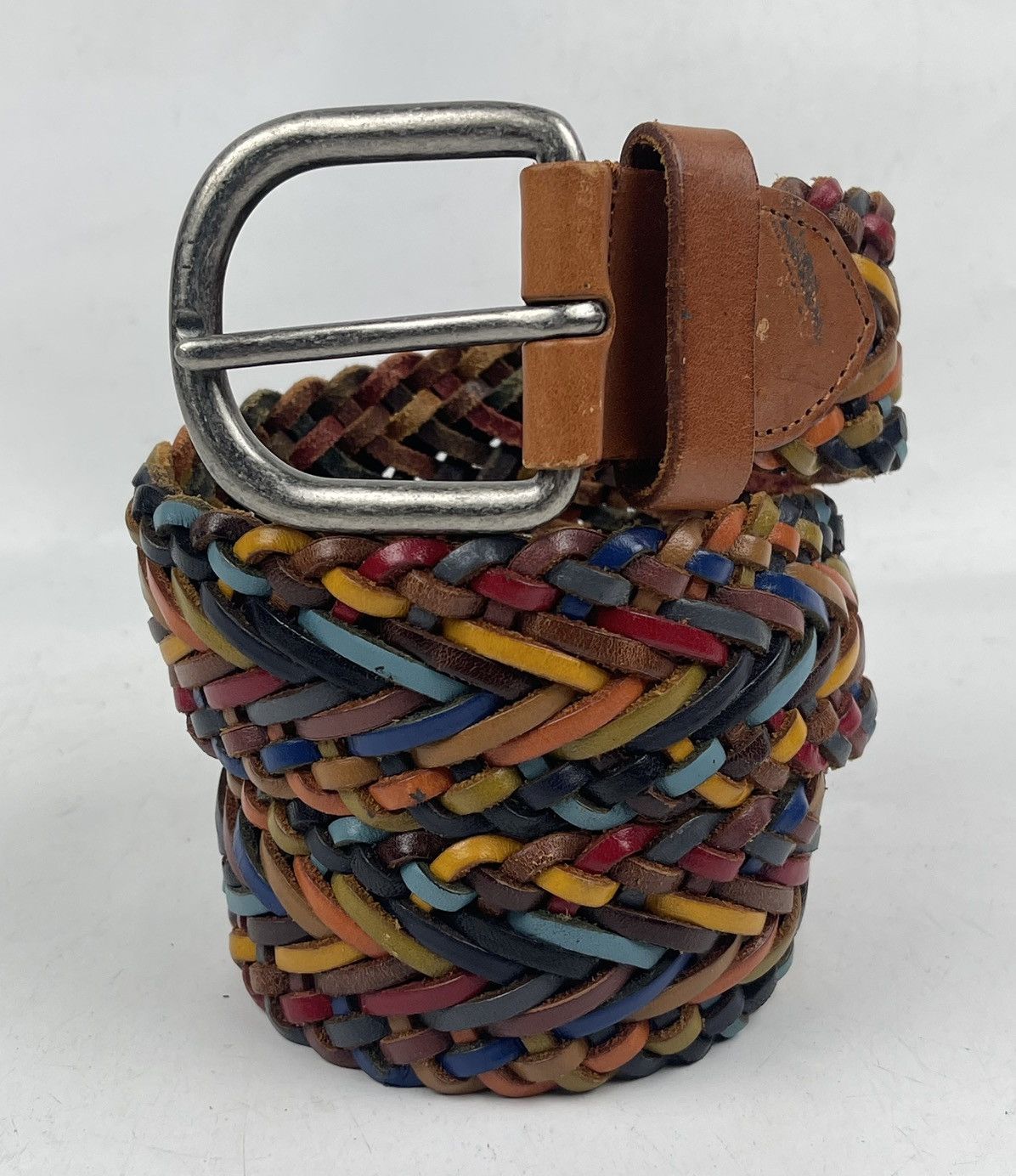 Seditionaries super rare multicolour leather belt tc43 Size 36 - 1 Thumbnail