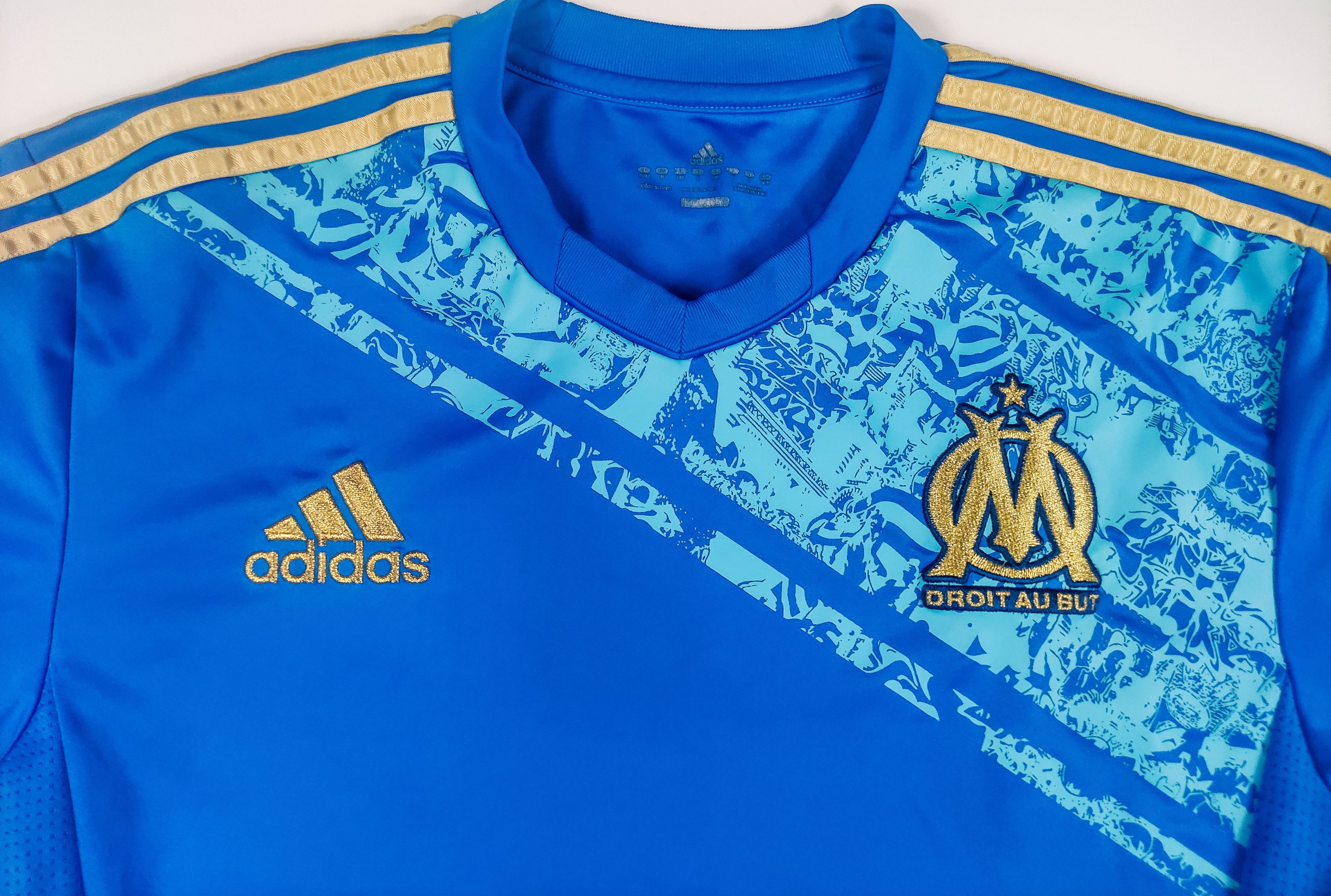 Adidas Olympique Marseille 2010 Adidas Sample Training Maillot M Size US M / EU 48-50 / 2 - 8 Thumbnail