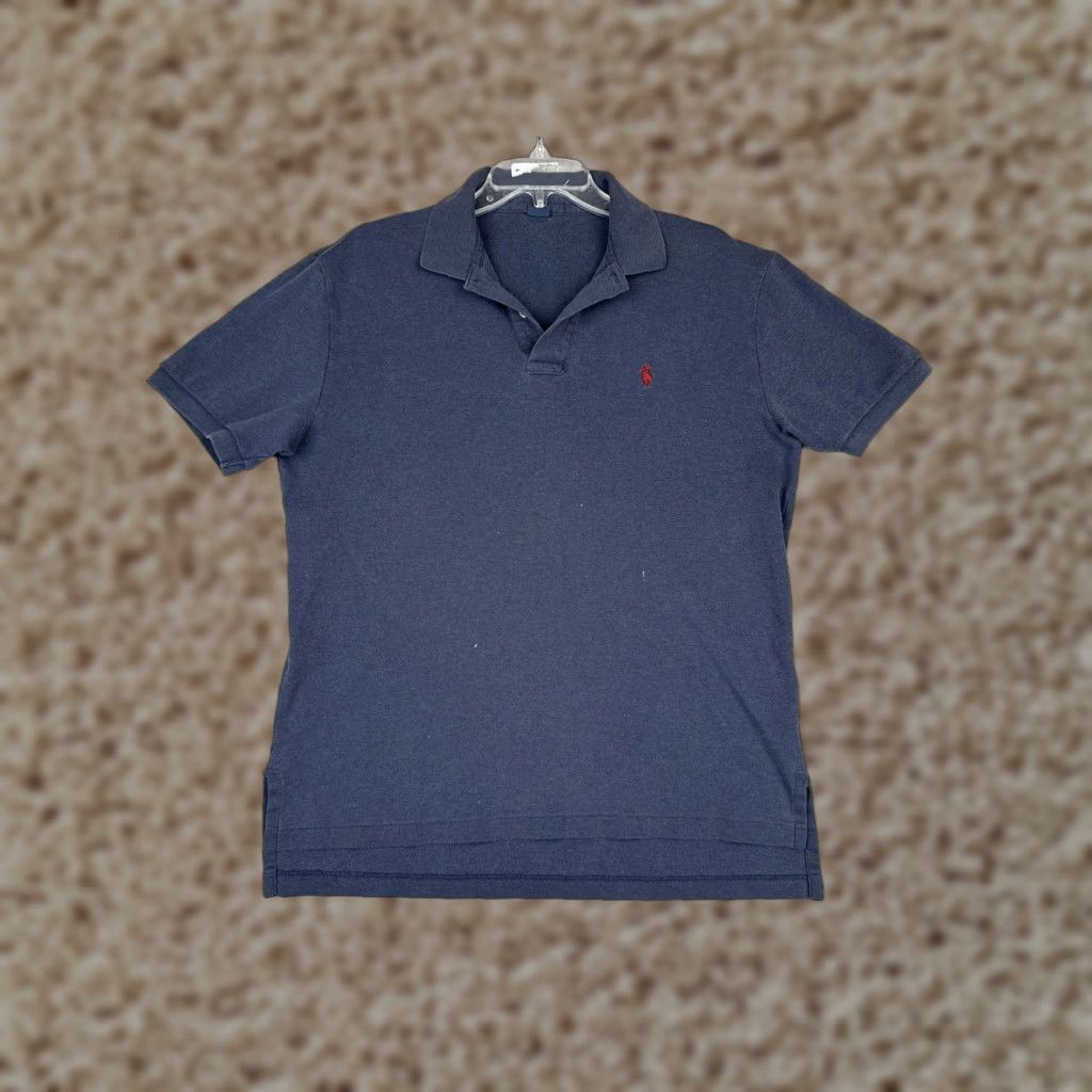Polo Ralph Lauren Polo Ralph Lauren Polo Shirt Mens Large Blue Short Sleeve Cotton Logo Casual Size US L / EU 52-54 / 3 - 1 Thumbnail