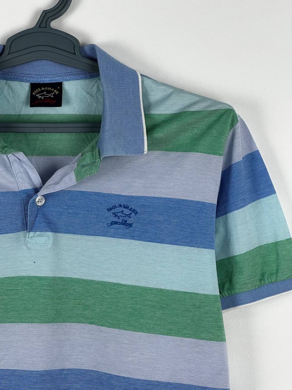 Designer × Paul & Shark Mens Paul Shark Yachting Polo Striped Size US M / EU 48-50 / 2 - 4 Thumbnail