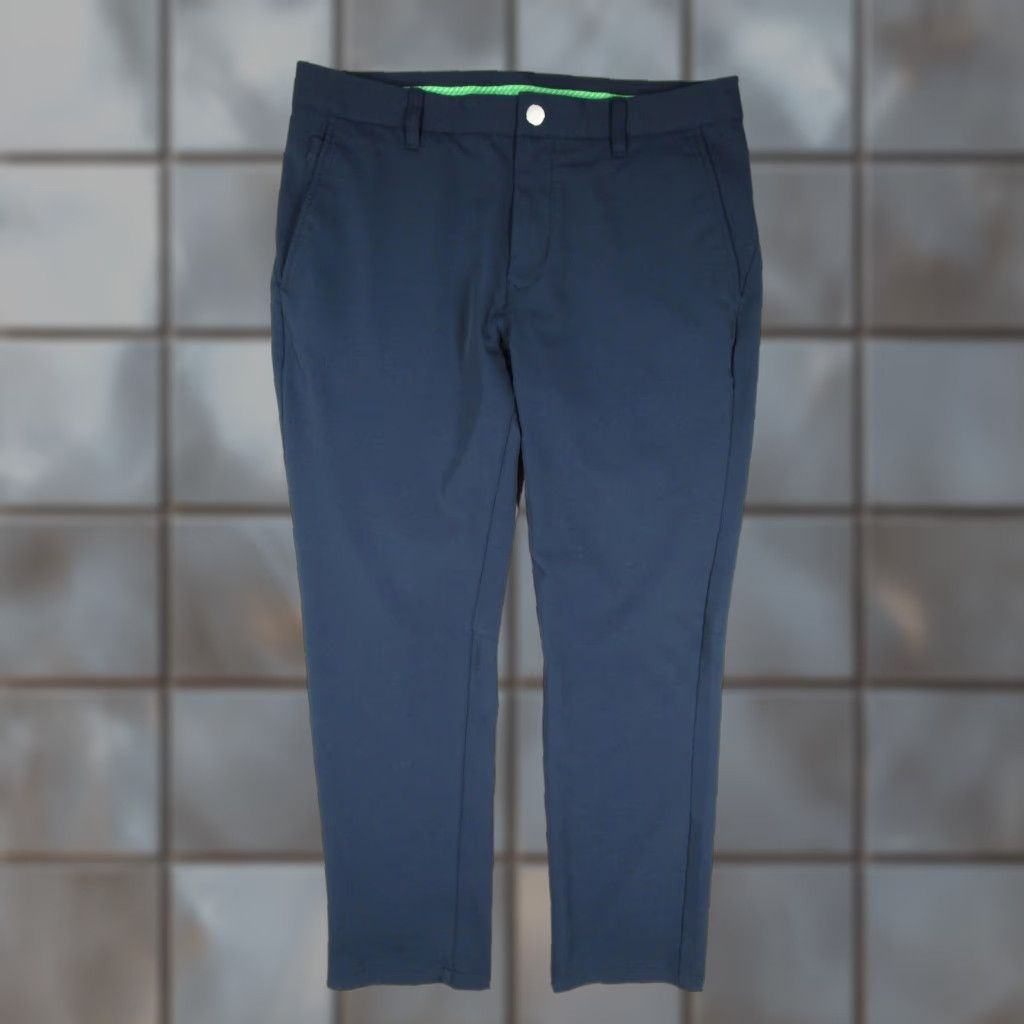 Bonobos Bonobos Golf Pants Mens 33x30 Navy Slim Fit Stretch Performance Casual Activewear Size US 31 - 1 Thumbnail