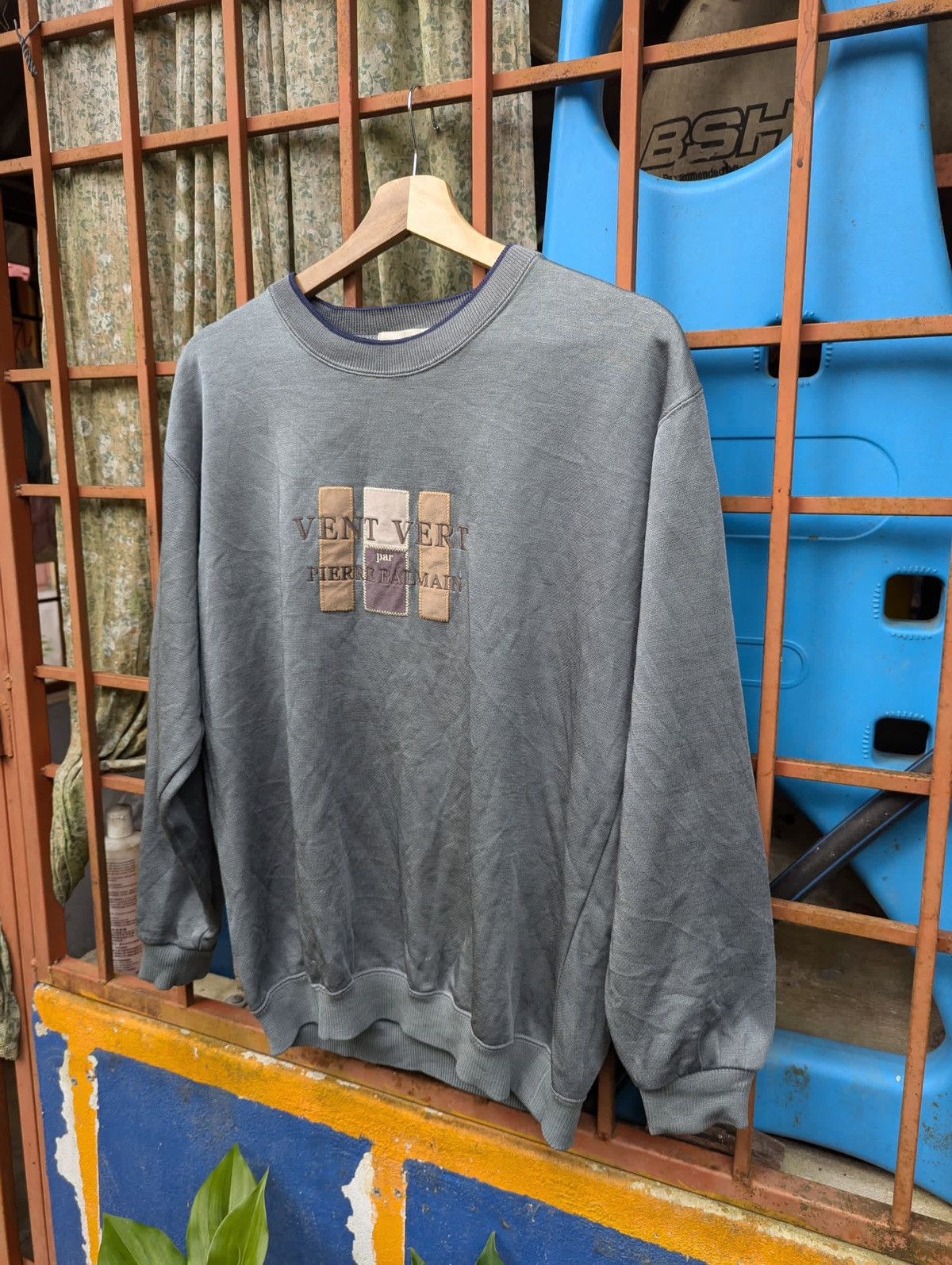 Pierre Balmain Pierre Balmain Vent Vert Sweatshirt Size US L / EU 52-54 / 3 - 5 Thumbnail