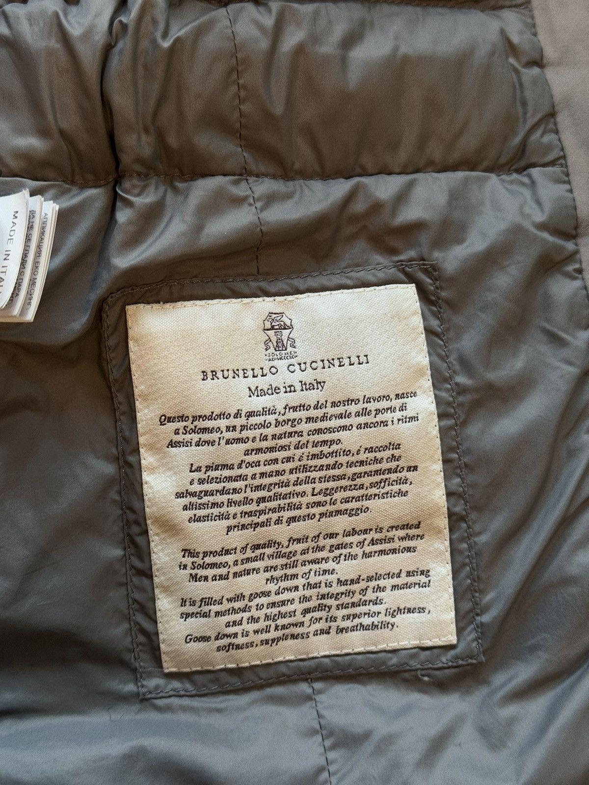 Brunello Cucinelli × Designer Brunello Cucinelli luxury belted puffer down vest gilet Size M / US 6-8 / IT 42-44 - 12 Thumbnail