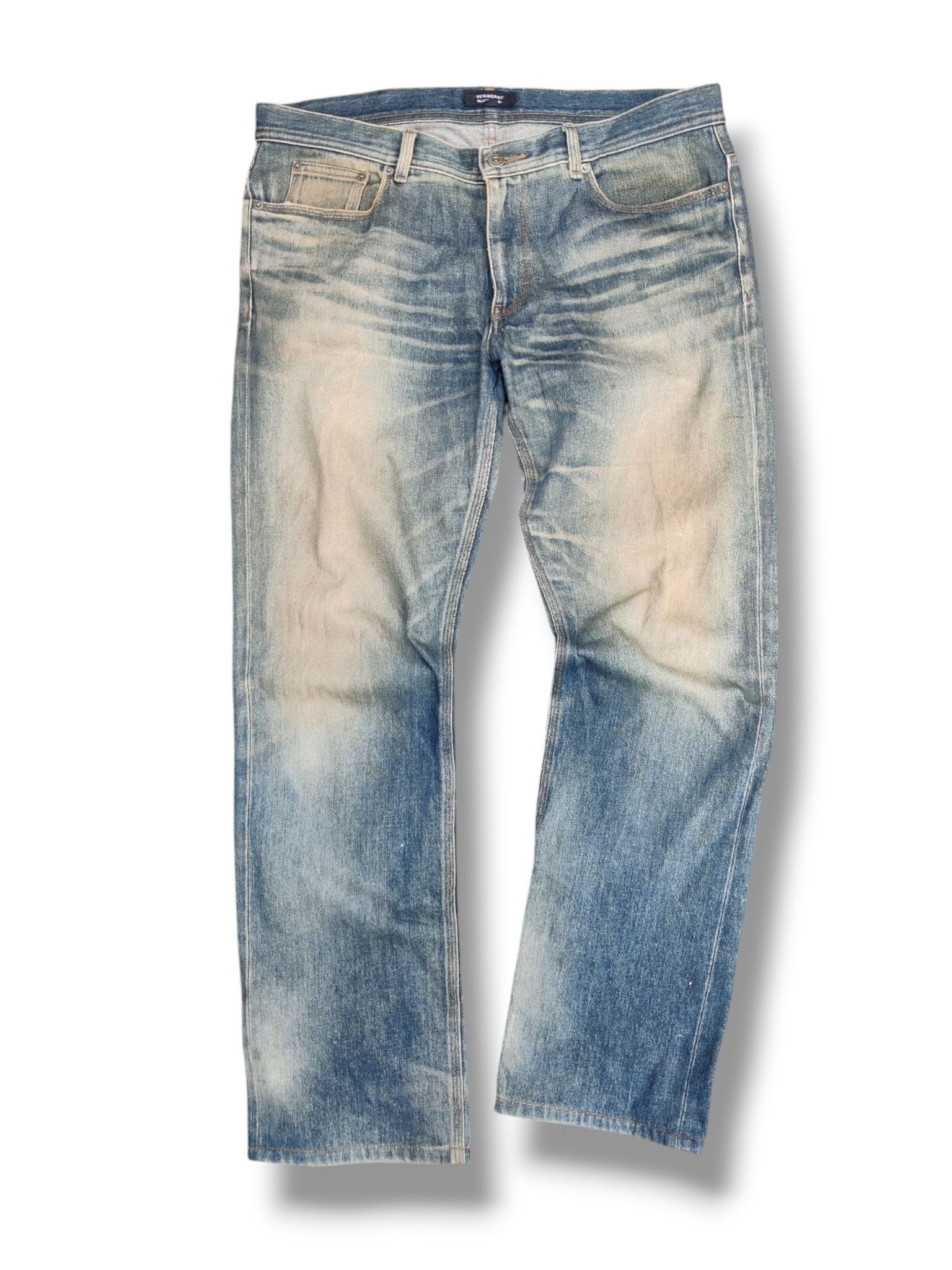 Vintage Distressed Burberry Black Label Denim Jeans