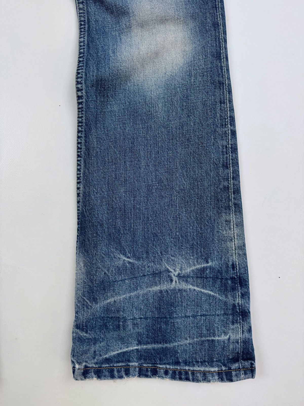 Levi's Y2K Vintage Levi’s 529 Distressed Flared Women’s Jeans Size 30" / US 8 / IT 44 - 3 Thumbnail