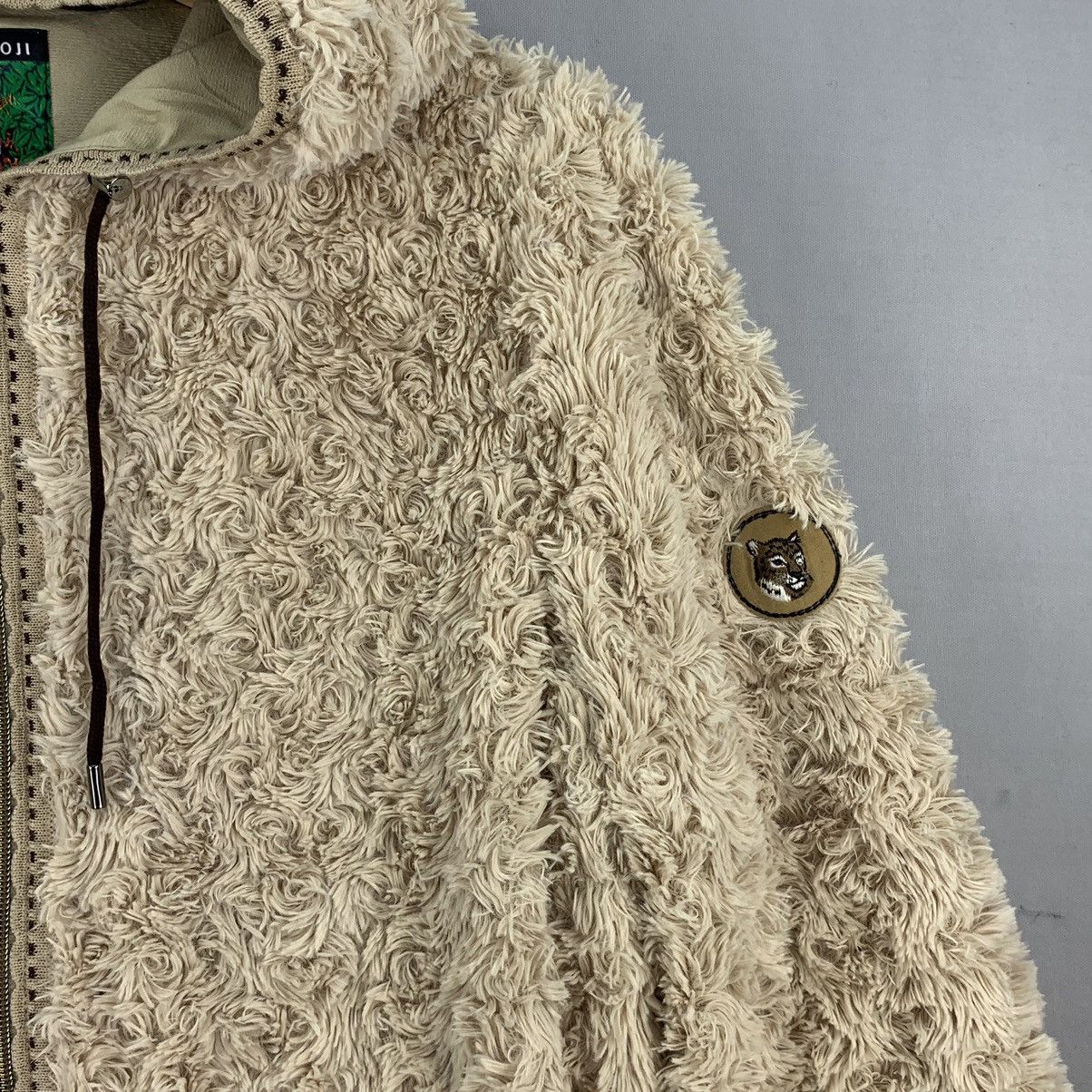 Japanese Brand Vintage Japan La Moda Goji Sherpa Zipper Jacket Size US M / EU 48-50 / 2 - 5 Thumbnail