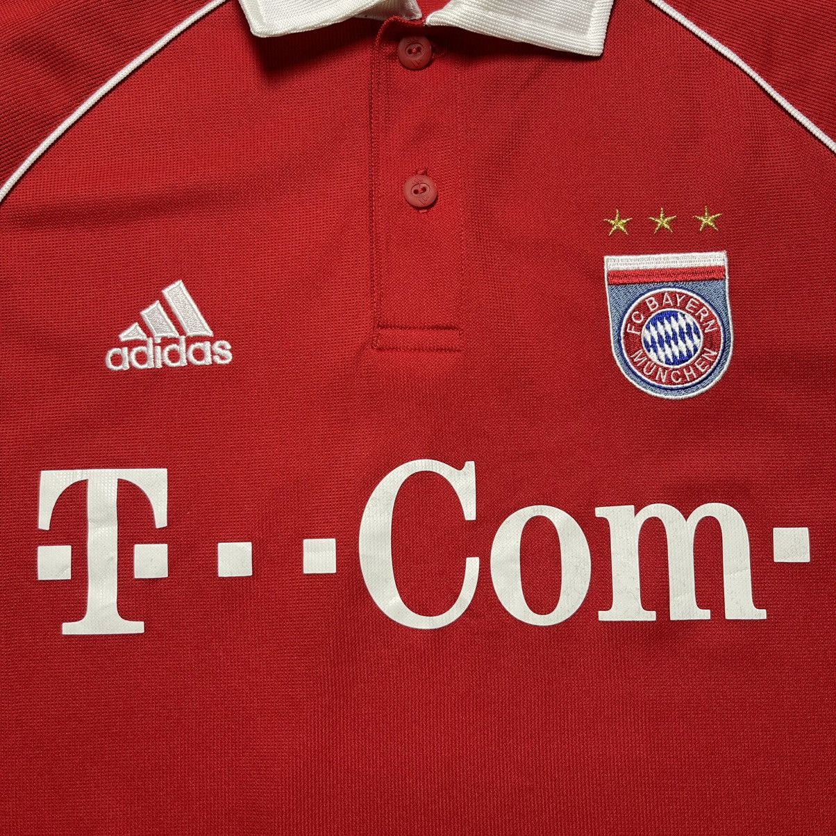 Vintage BAYERN ADIDAS 2005/2006 FOOTBALL HOME JERSEY #10 MAKAAY Size US L / EU 52-54 / 3 - 5 Thumbnail