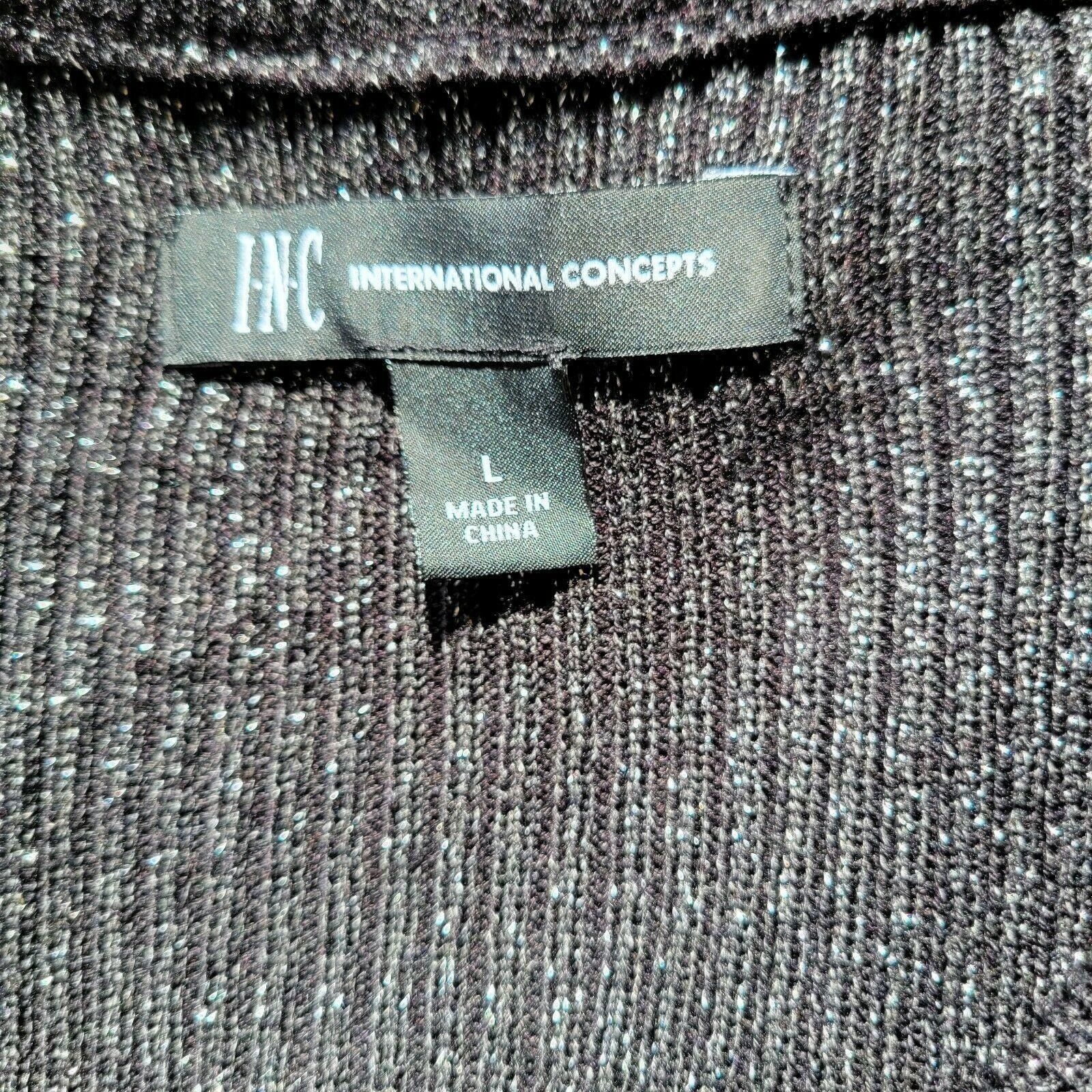 I.N.C Men's INC Ribbed-Knit Full-Zip Cardigan. Size L Size US L / EU 52-54 / 3 - 5 Thumbnail