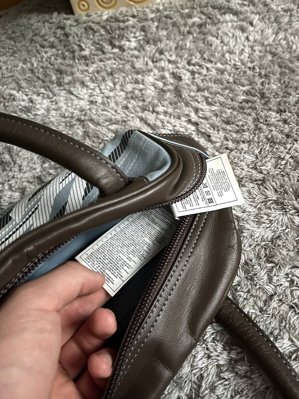Nike × Vintage 00s Nike Vintage Bag Streetwear Rare Logo Swoosh Size ONE SIZE - 8 Thumbnail