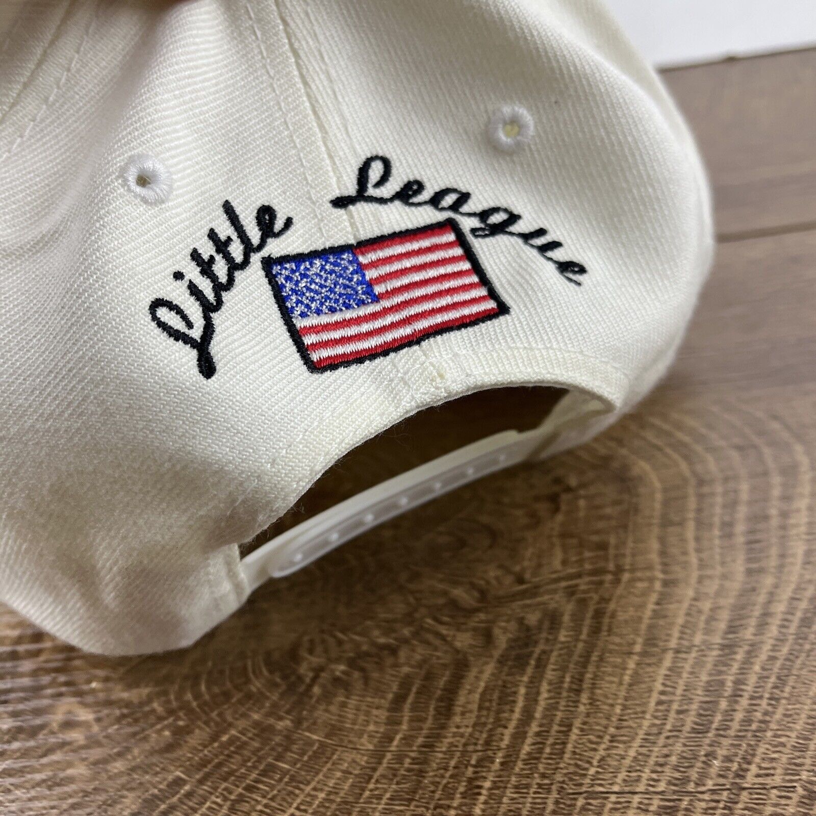 Other Aces Little Leage A Hat White Hat Adjustable Snapback Adult Size ONE SIZE - 11 Thumbnail