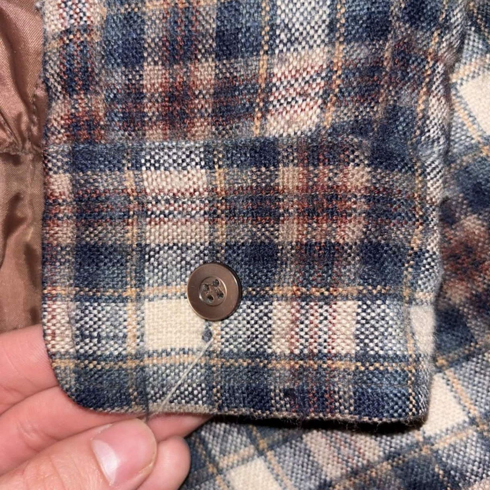 Vintage Greatland Sportswear Insulated Button Up Plaid Wool Shacket Size US L / EU 52-54 / 3 - 7 Thumbnail