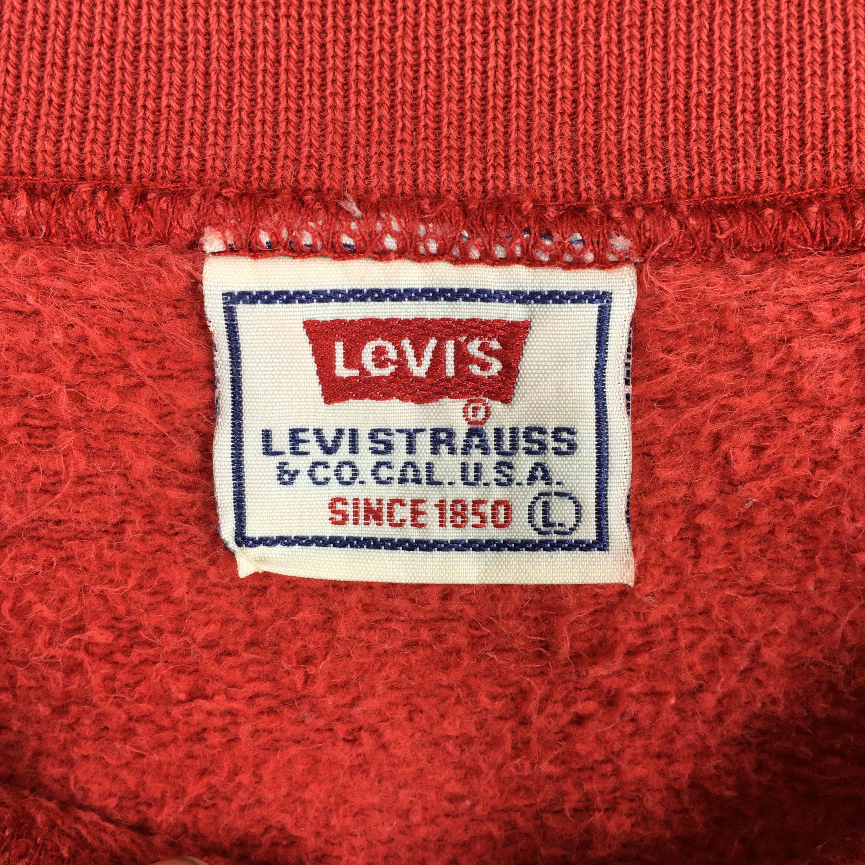 Jean × Levi's × Vintage Vintage 90s Levi's Strauss Sweatshirt Large Size US L / EU 52-54 / 3 - 5 Thumbnail