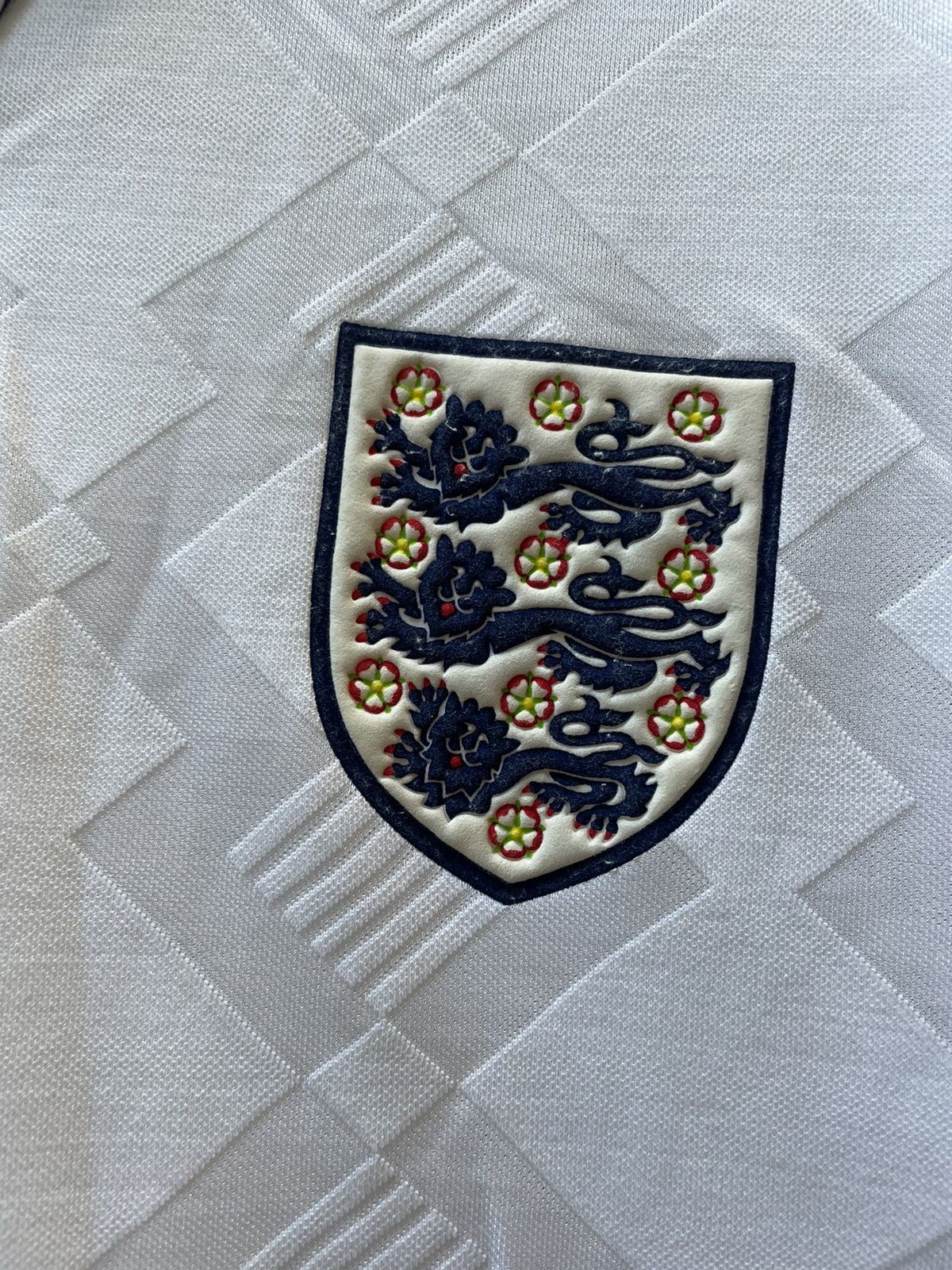 Umbro × Vintage UMBRO ENGLAND 1990 1991 1992 HOME FOOTBALL SHIRT JERSEY Size US L / EU 52-54 / 3 - 2 Thumbnail