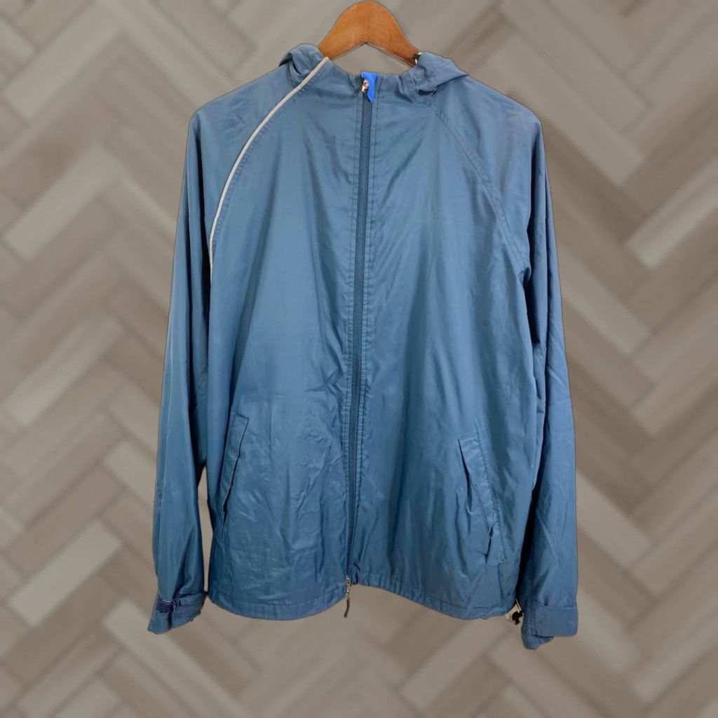 Quiksilver Quicksilver Rain Jacket Light Weight Blue Size S Jacket Mens Weather Outdoor Cross Training Size US S / EU 44-46 / 1 - 1 Thumbnail
