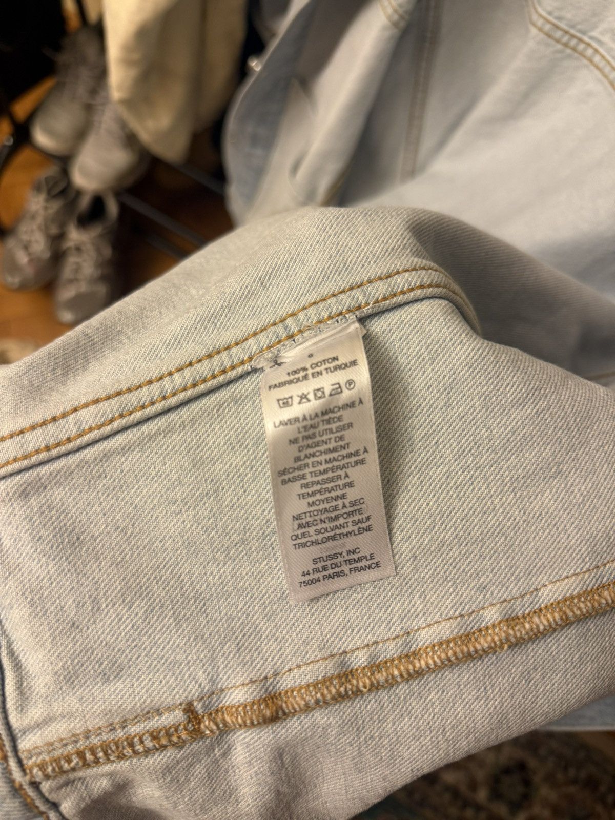 Stussy Stussy Blue Denim Jacket Size US L / EU 52-54 / 3 - 8 Thumbnail