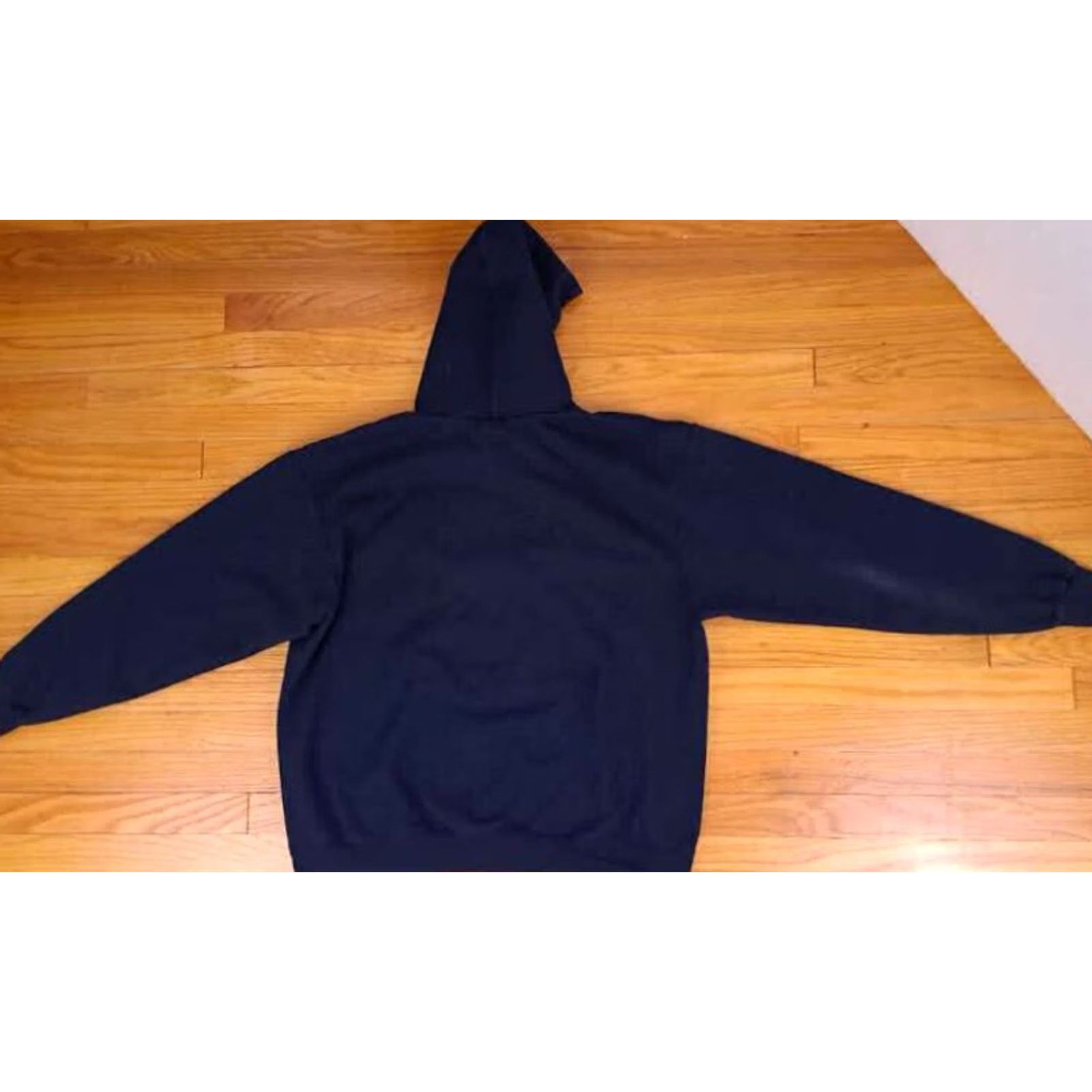 Vintage VINTAGE Harvard University Hooded Sweatshirt XL Blue Cotton Pullover Embroidered Champion Eco fleece Size US XL / EU 56 / 4 - 5 Thumbnail
