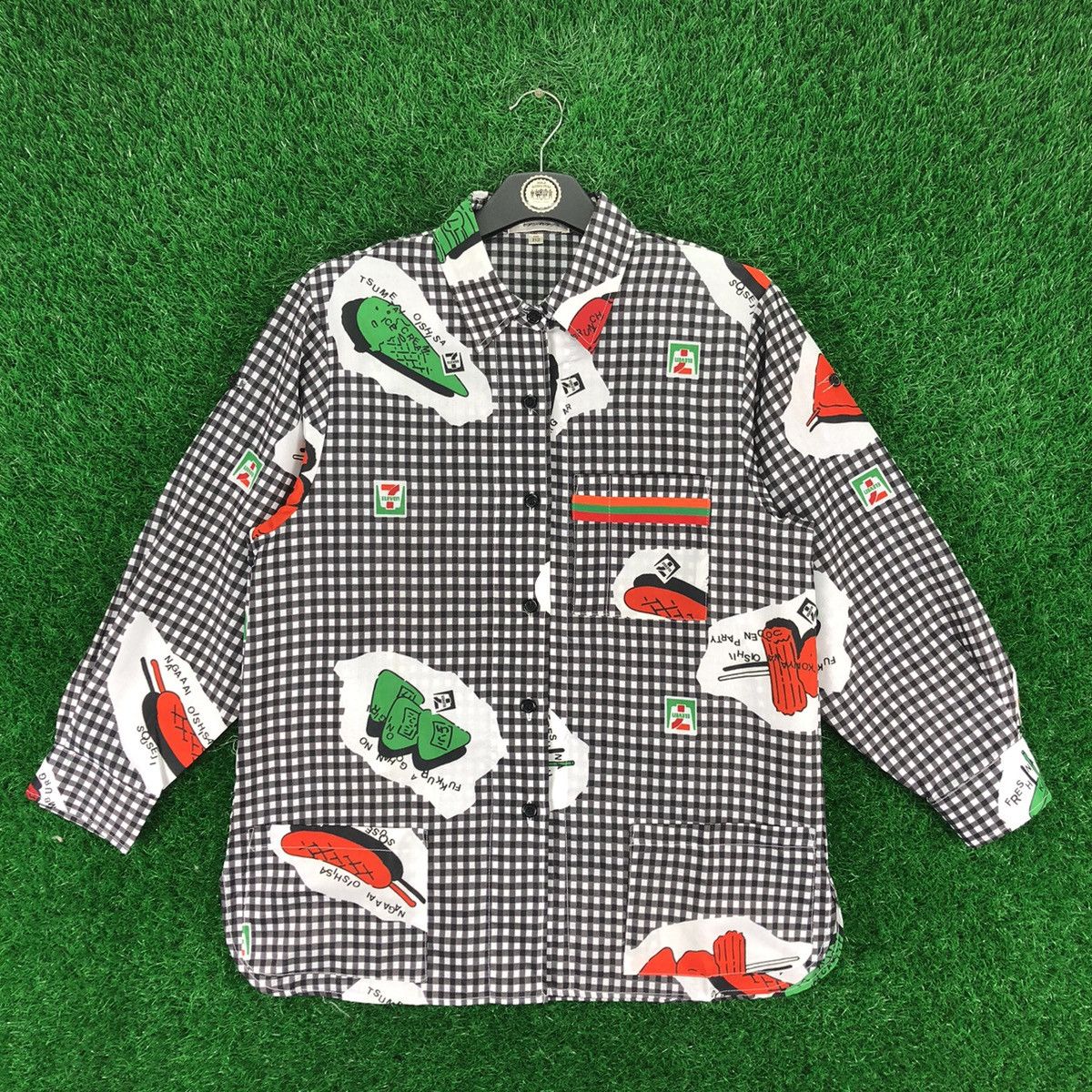image of Vintage 7 Eleven Uniform Shirts Very, Men's (Size Medium)