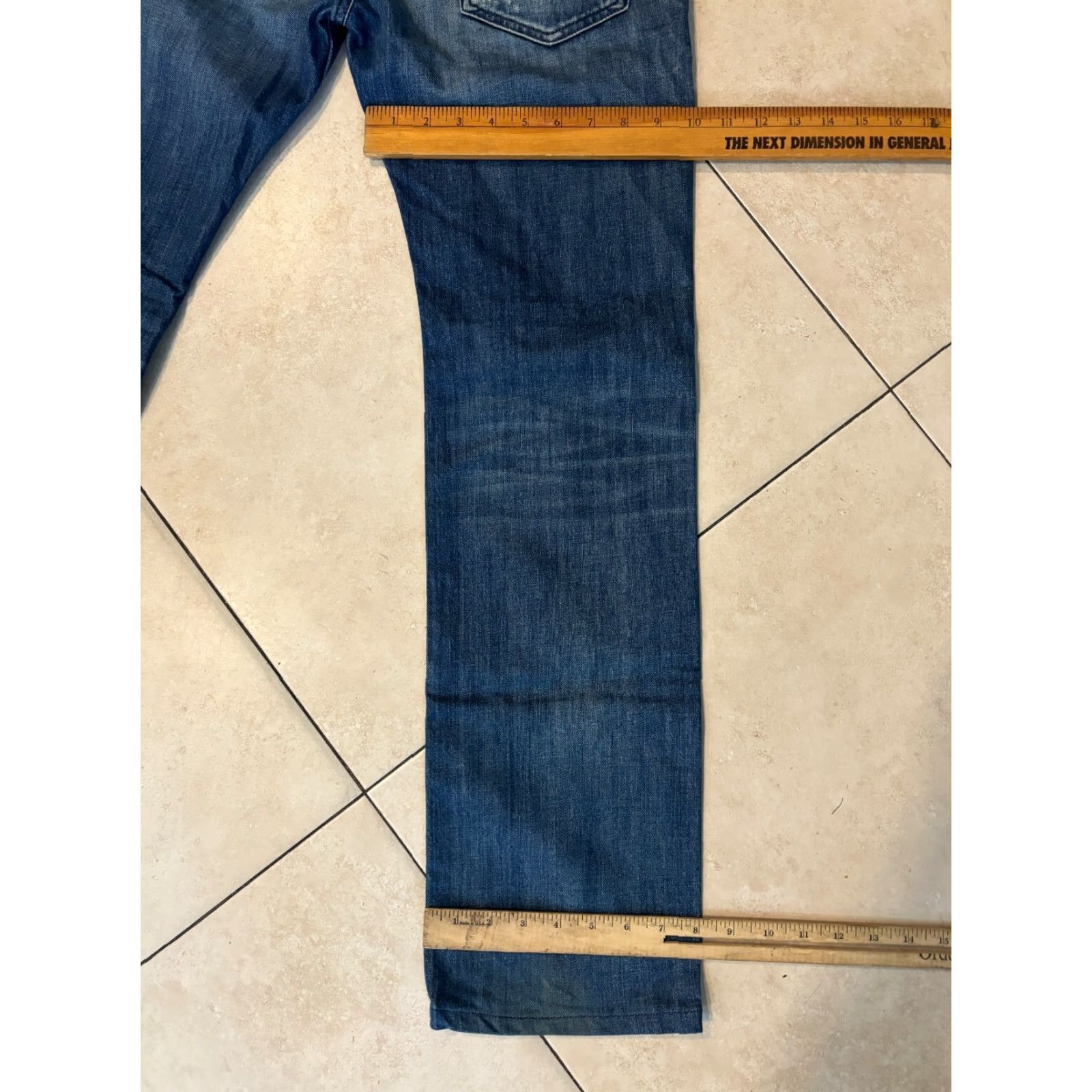 Diesel Diesel Safado Jeans Mens Slim Straight 29x32 Regular Button Fly Blue Denim 1378 8/10 Size US 29 - 8 Thumbnail