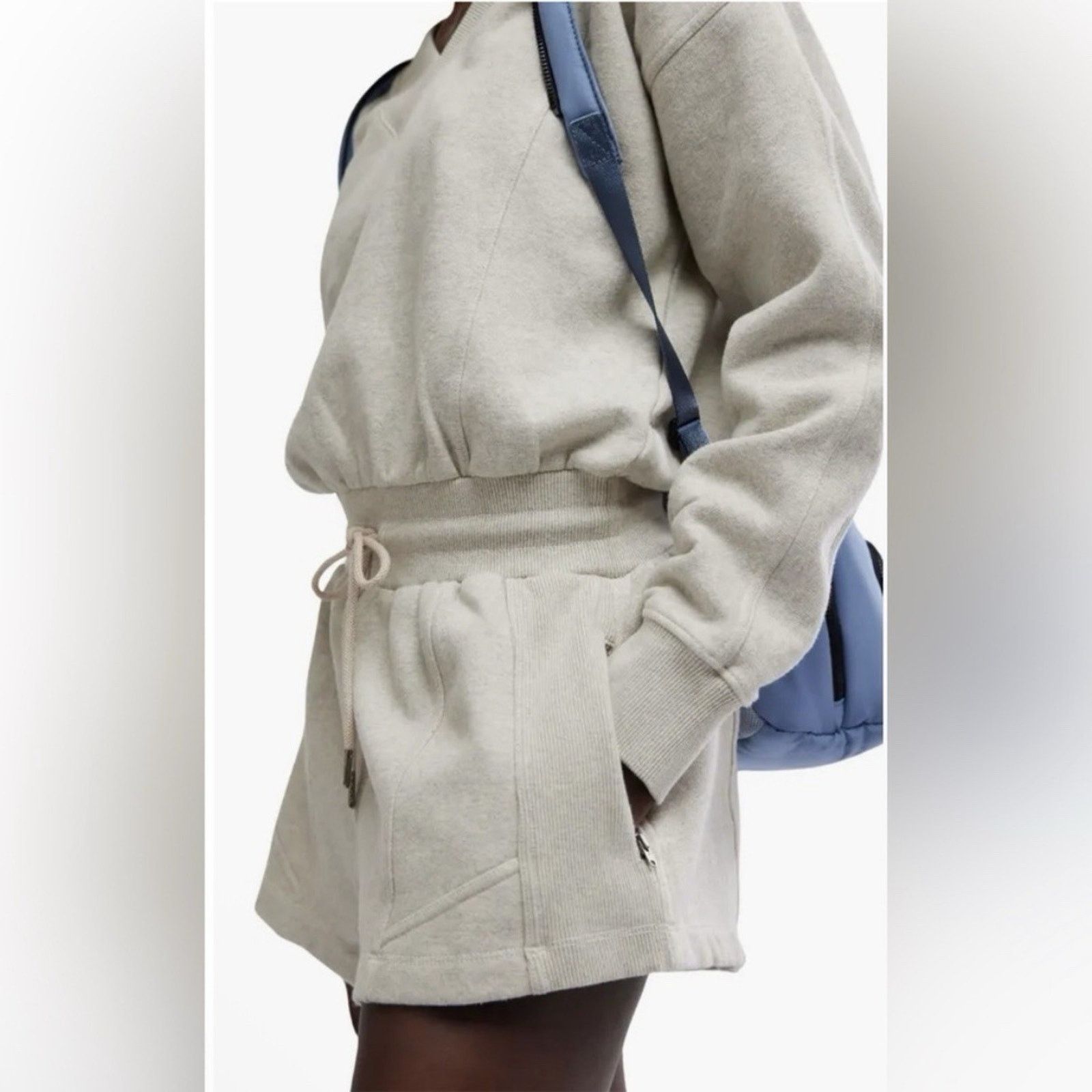 Free People Free People NWT Intercept Romper Medium in Heather Gray Size M / US 6-8 / IT 42-44 - 9 Thumbnail