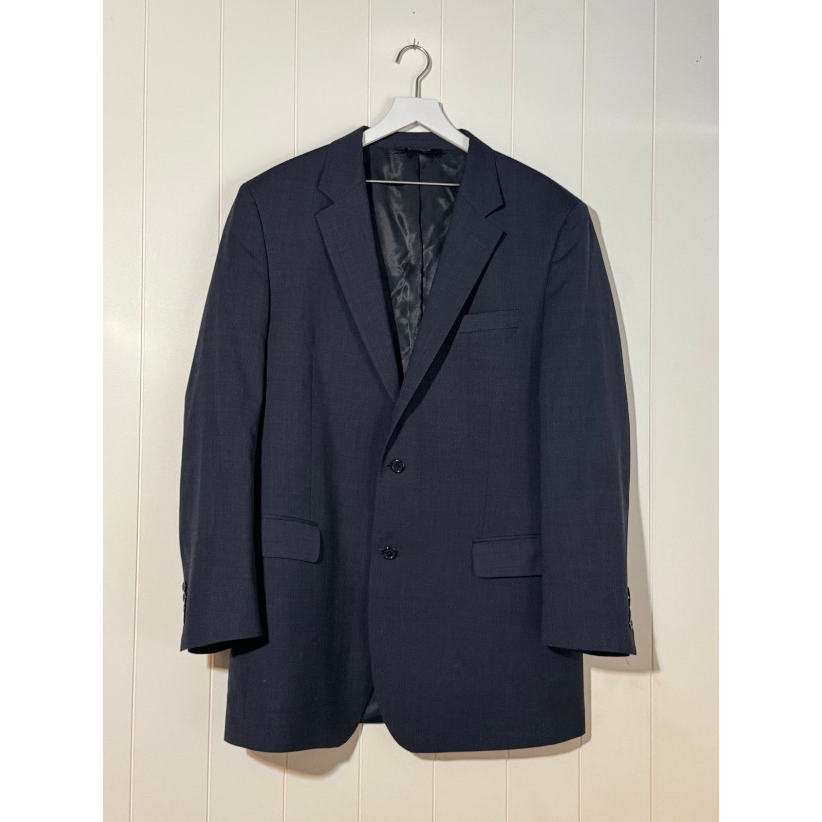 Jos. A. Bank Jos. A. Bank · Men’s 44 XL · 100% Wool Blazer · Navy Blue Size 44L - 1 Thumbnail