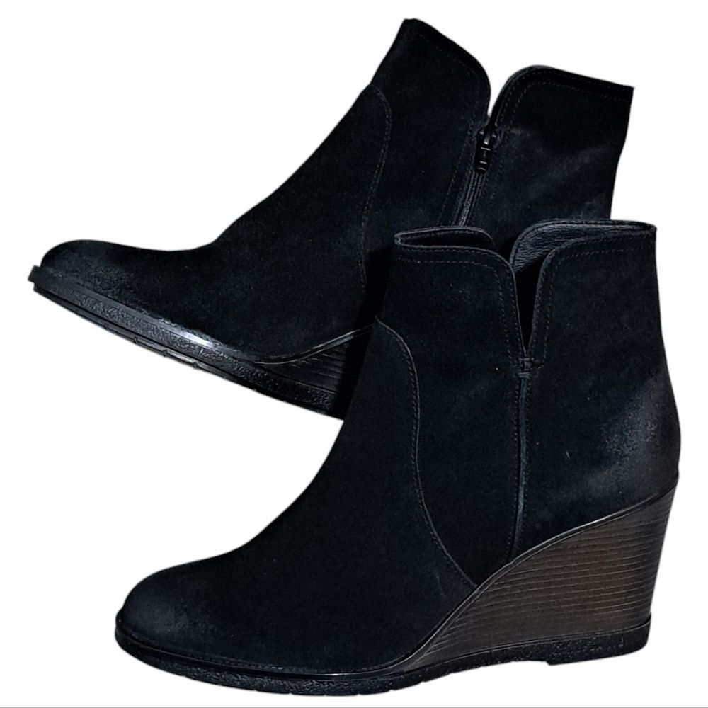 Kenneth Cole Kenneth Cole Reaction Dot-Ation Leather Suede Wedge Ankle Bo Size US 11 / IT 41 - 10 Thumbnail