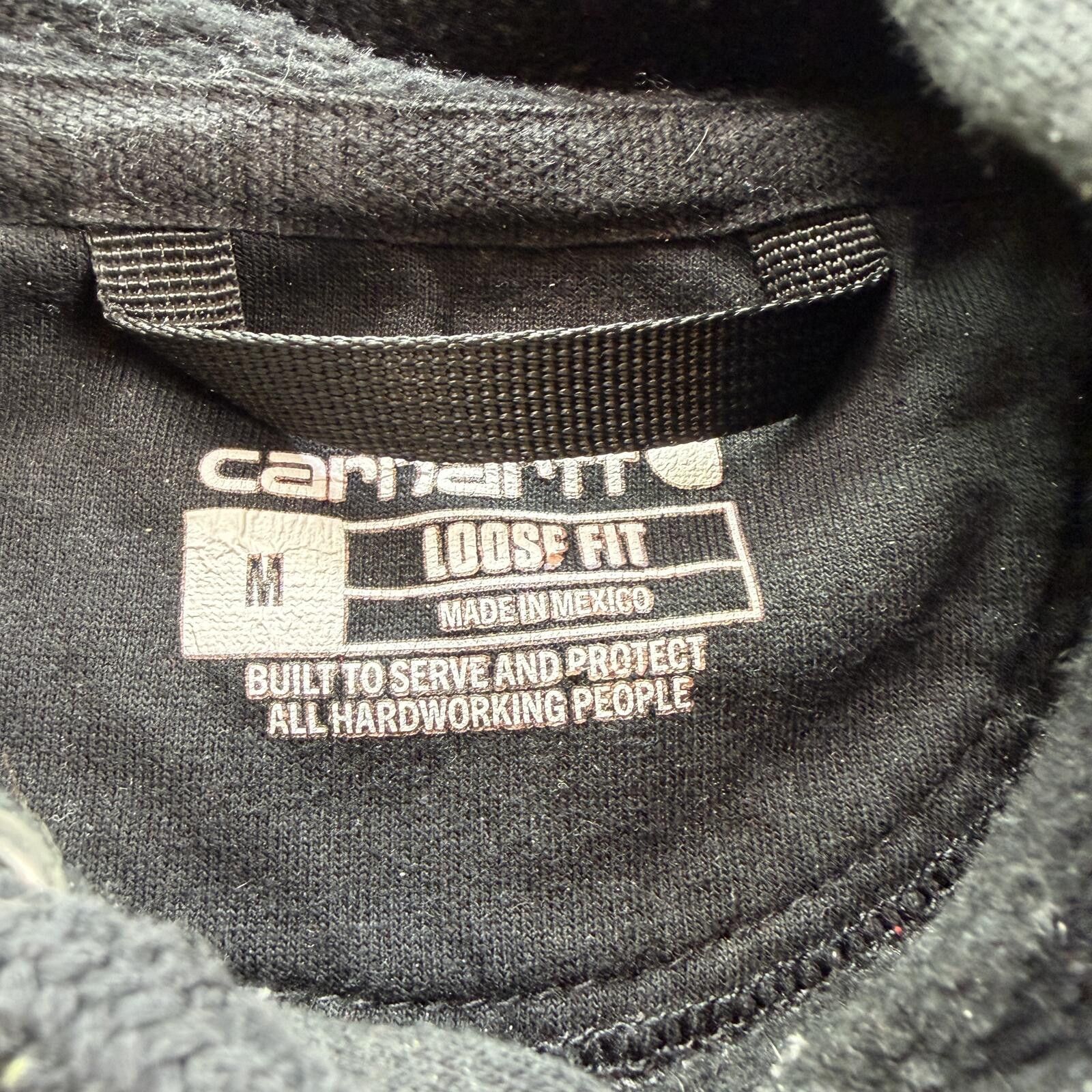 Carhartt Carhartt Black Graphic Hoodie Loose Fit M Logo Sweatshirt Size US M / EU 48-50 / 2 - 4 Thumbnail