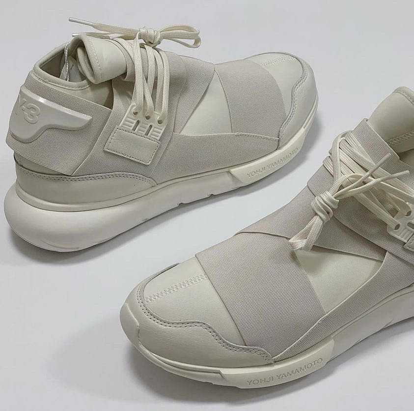 Adidas × Y-3 × Yohji Yamamoto Adidas Yohji Yamamoto Y-3 Qasa Off-White Size US 11 / EU 44 - 2 Thumbnail