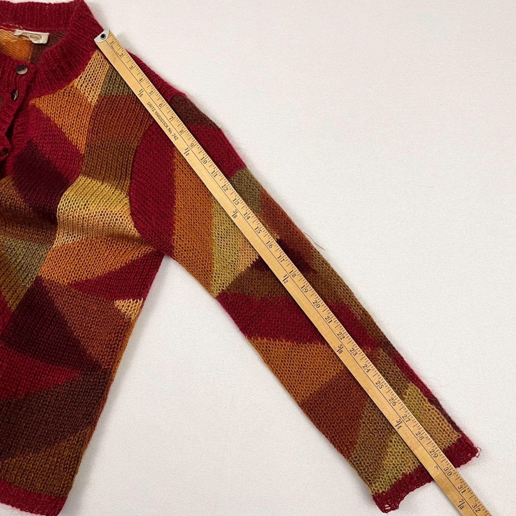 Talbots VINTAGE Talbots Cardigan Sweater Womens L Mohair Blend Warm Fall Autumn Grannycore Size L / US 10 / IT 46 - 4 Thumbnail
