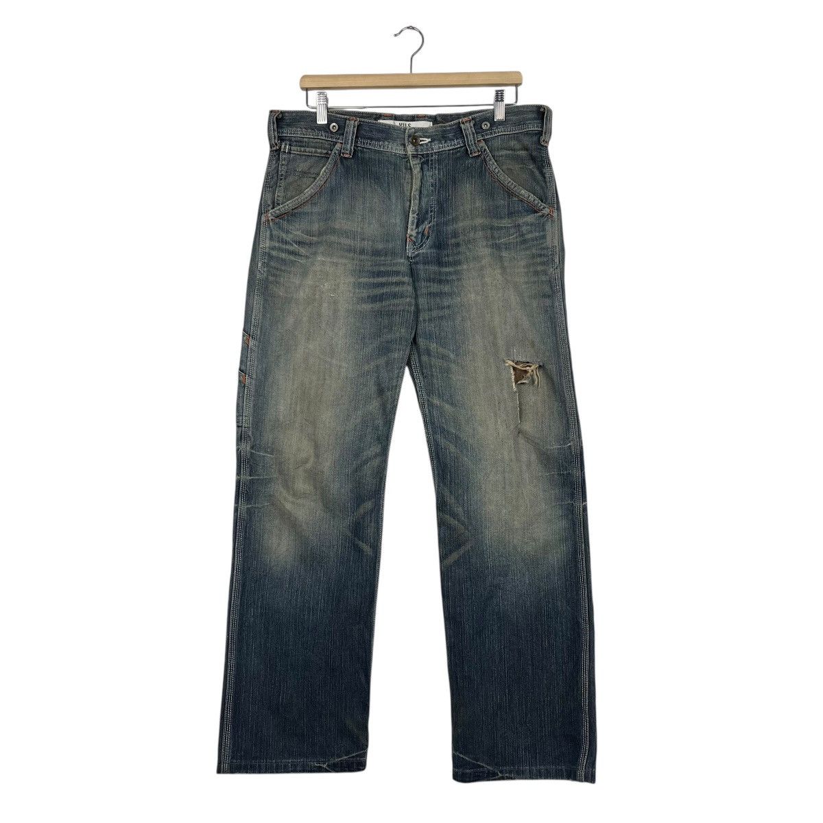 Edwin Vintage Edwin Lot 405 Distressed Denim Jeans Size US 34 / EU 50 - 1 Thumbnail