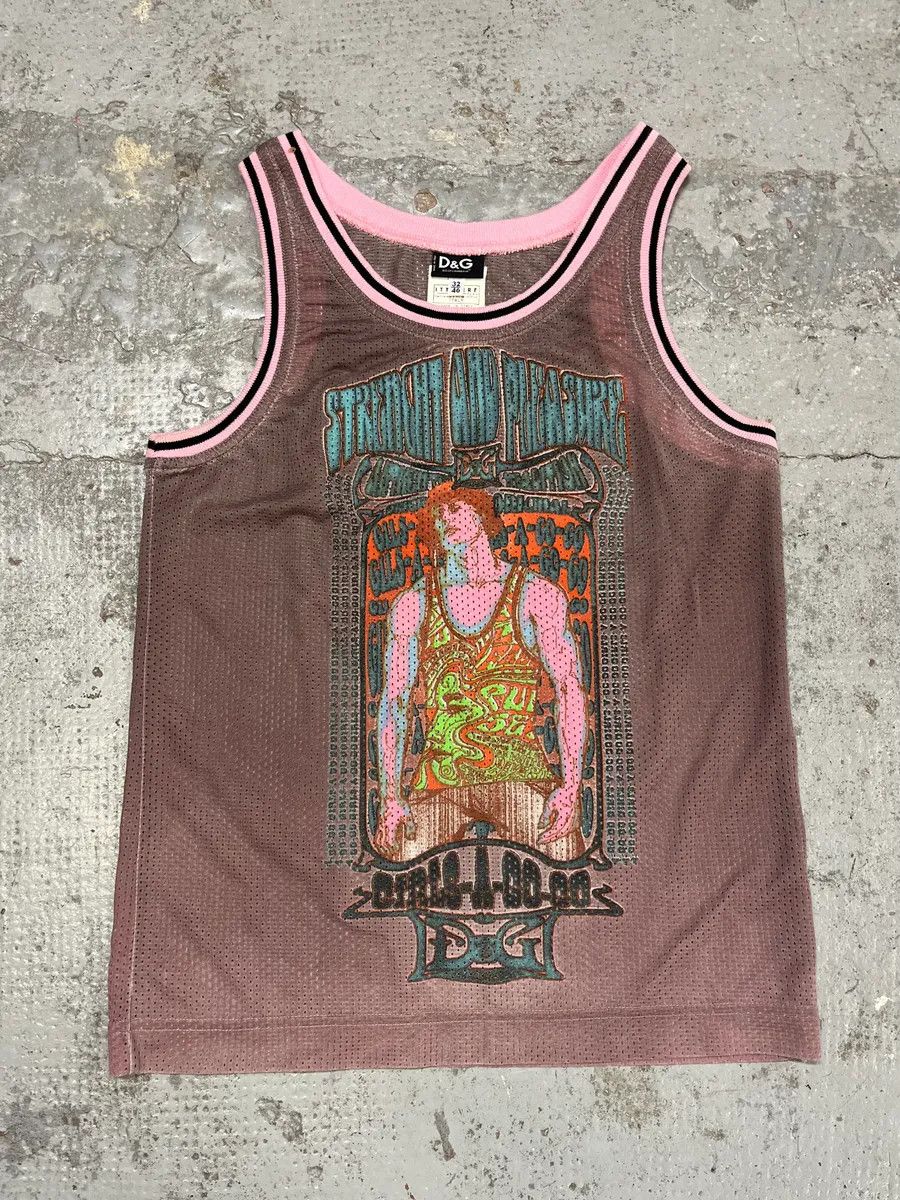 Dolce & Gabbana SS2004 Dolce & Gabbana Pink Cozy Tank Top Size XS / US 0-2 / IT 36-38 - 1 Thumbnail