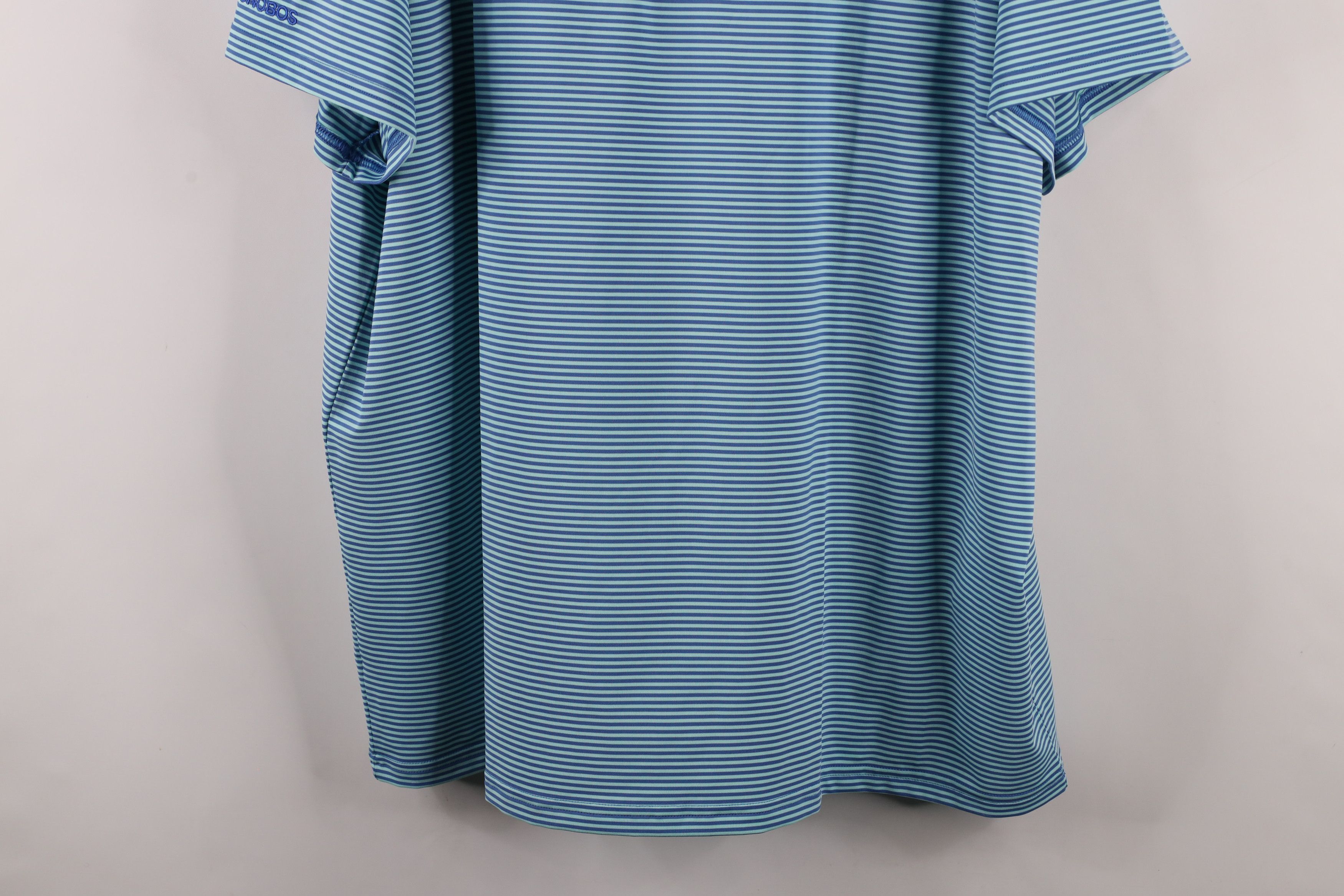 Bonobos × Vintage Bonobos Fit Stretch Striped Collared Golf Polo Shirt Blue Size US XXL / EU 58 / 5 - 3 Thumbnail